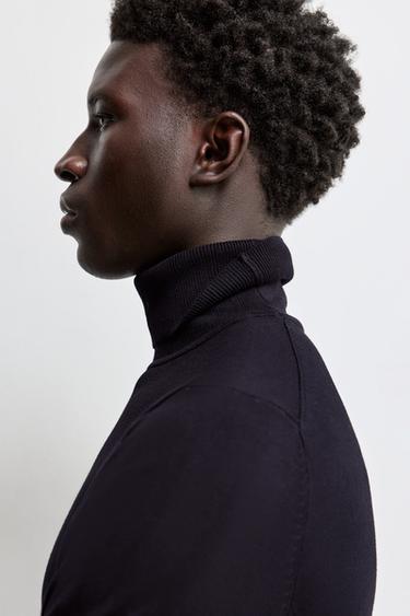 Turtleneck sweater — BLACK 3