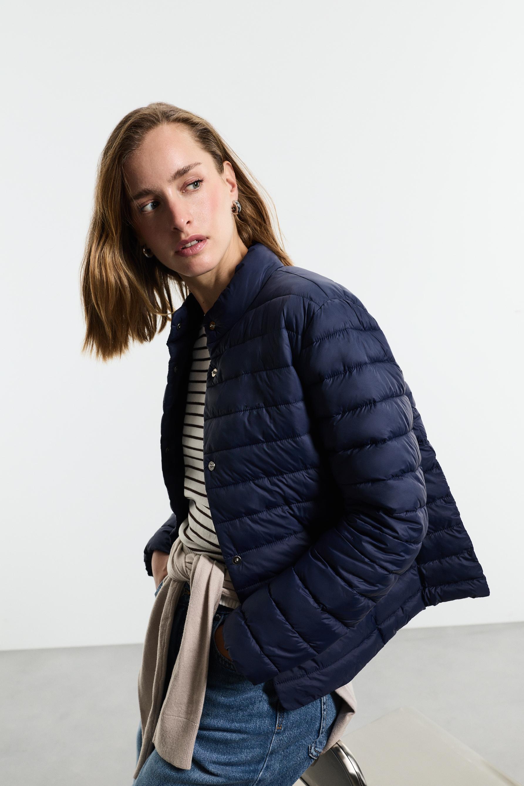 Lightweight quilted jacket — DARK NAVY
