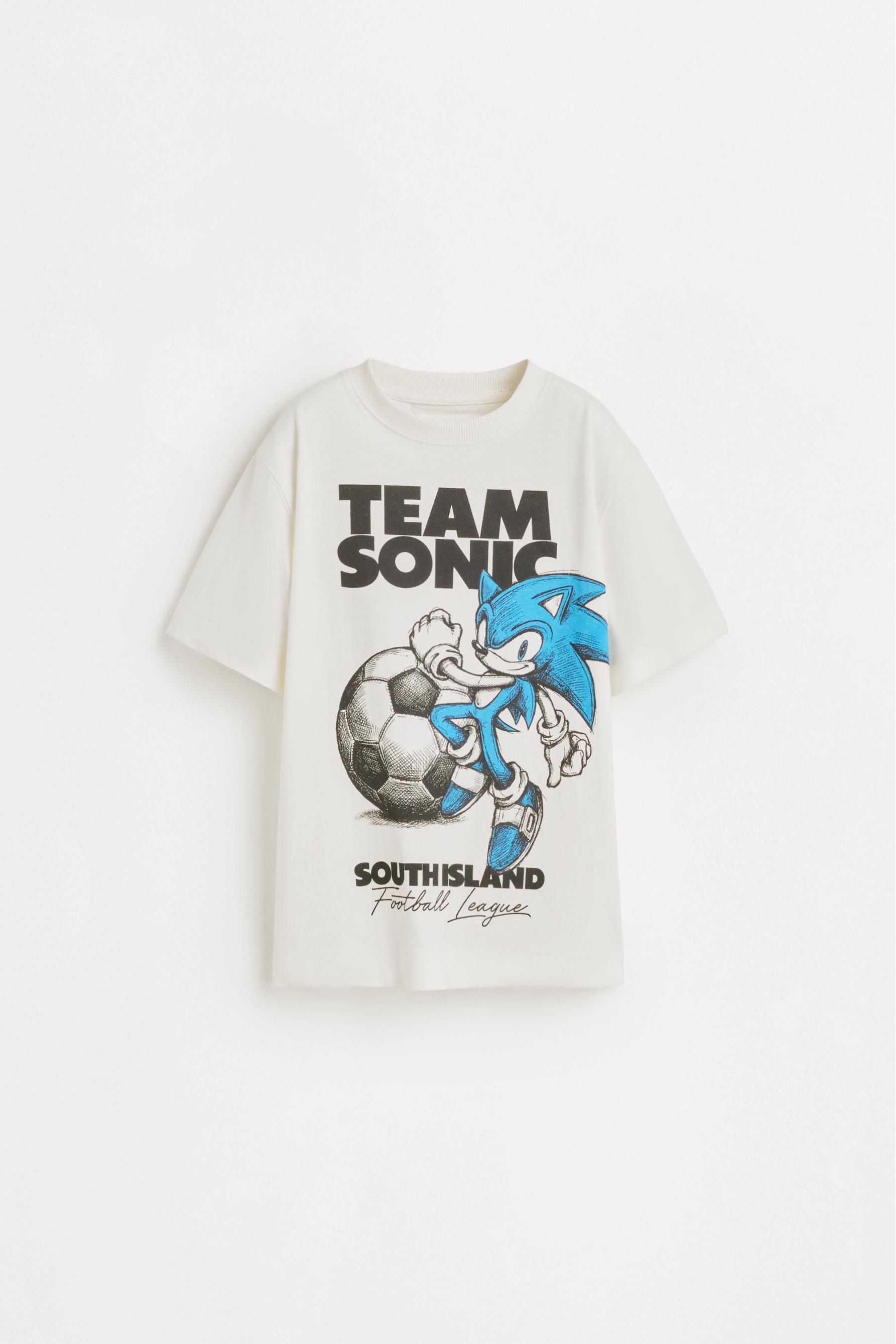 SONIC™ | SEGA soccer T-shirt — OFF WHITE
