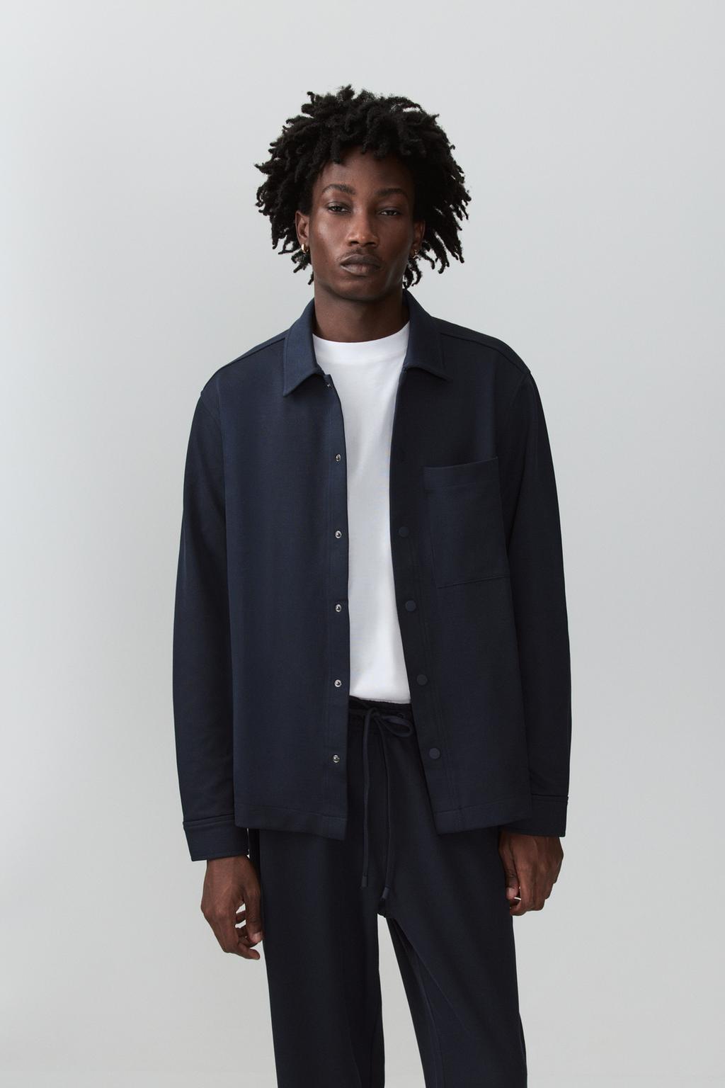 Piqué overshirt