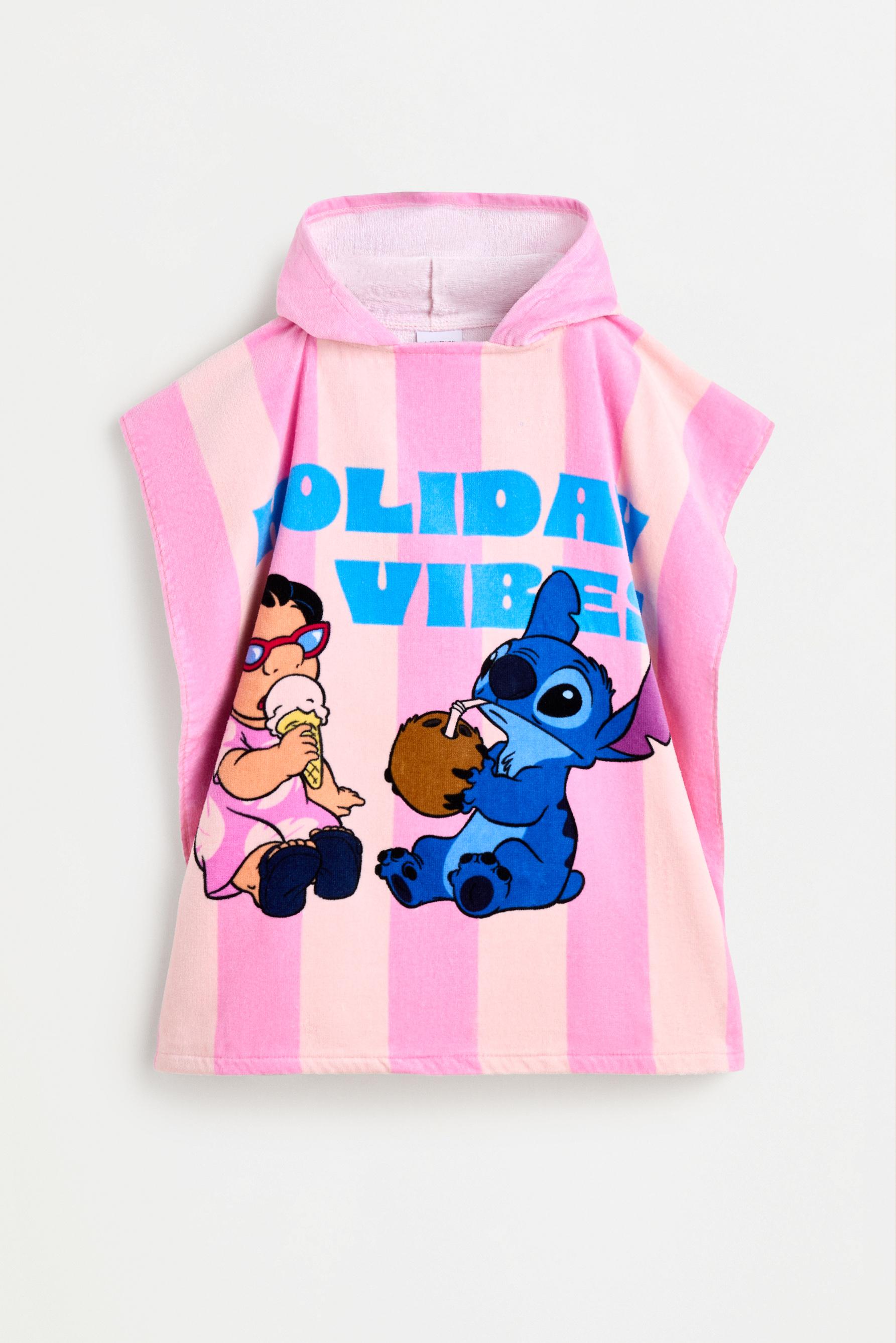 Lilo & Stitch ©Disney poncho towel — ORANGE