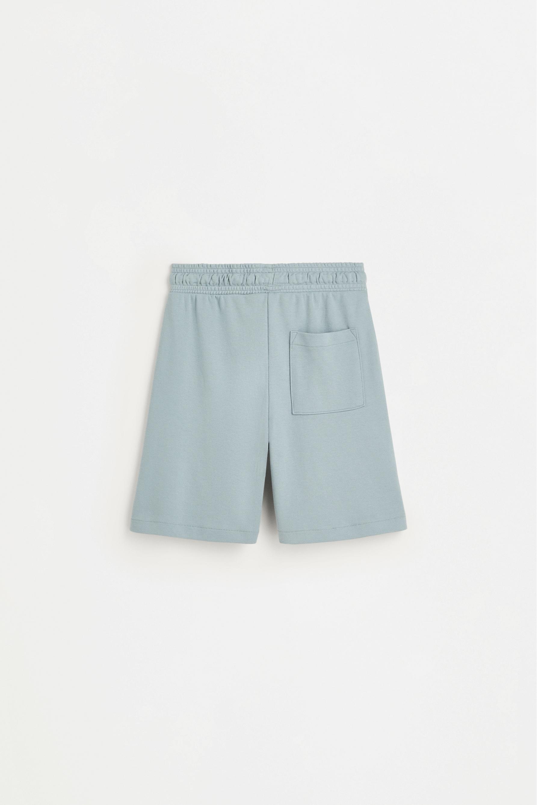 Interlock Bermuda shorts — STEEL BLUE