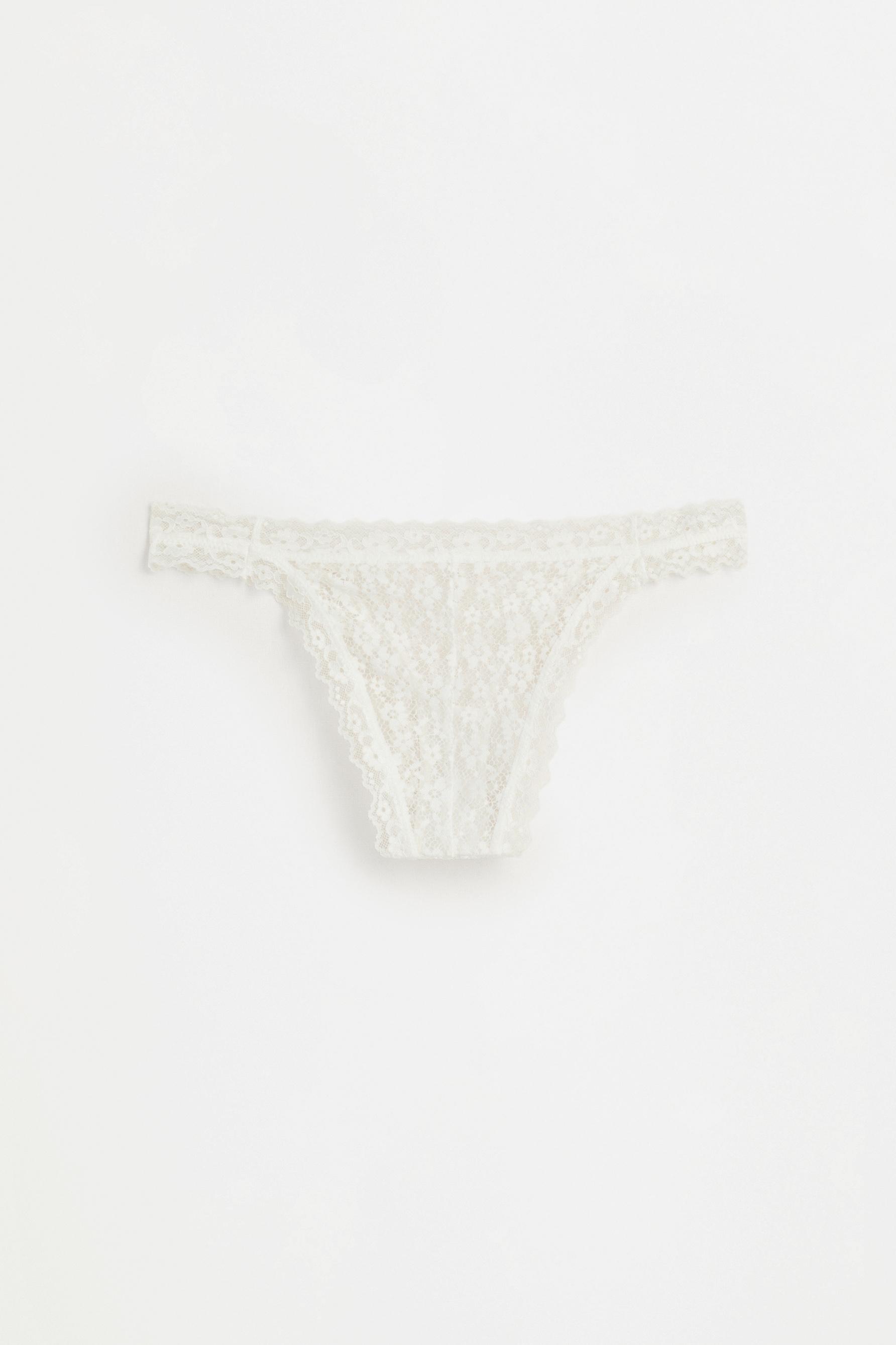 Classic Lace Briefs (2-Pack) — WHITE