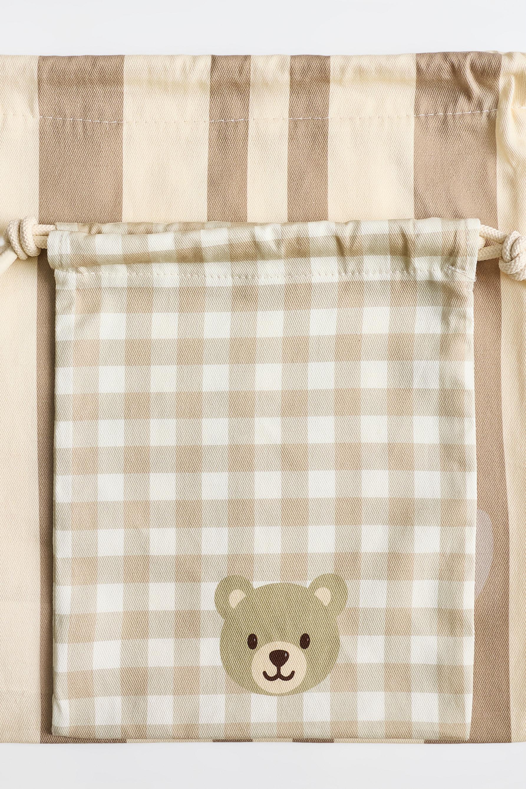 Bear and bunny adjustable bags (Pack of 2) — ECRU/BEIGE