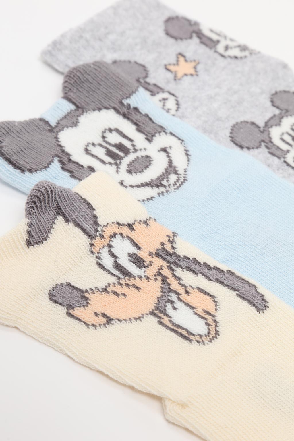 Pack of 3 pairs of Mickey Mouse ©Disney long socks