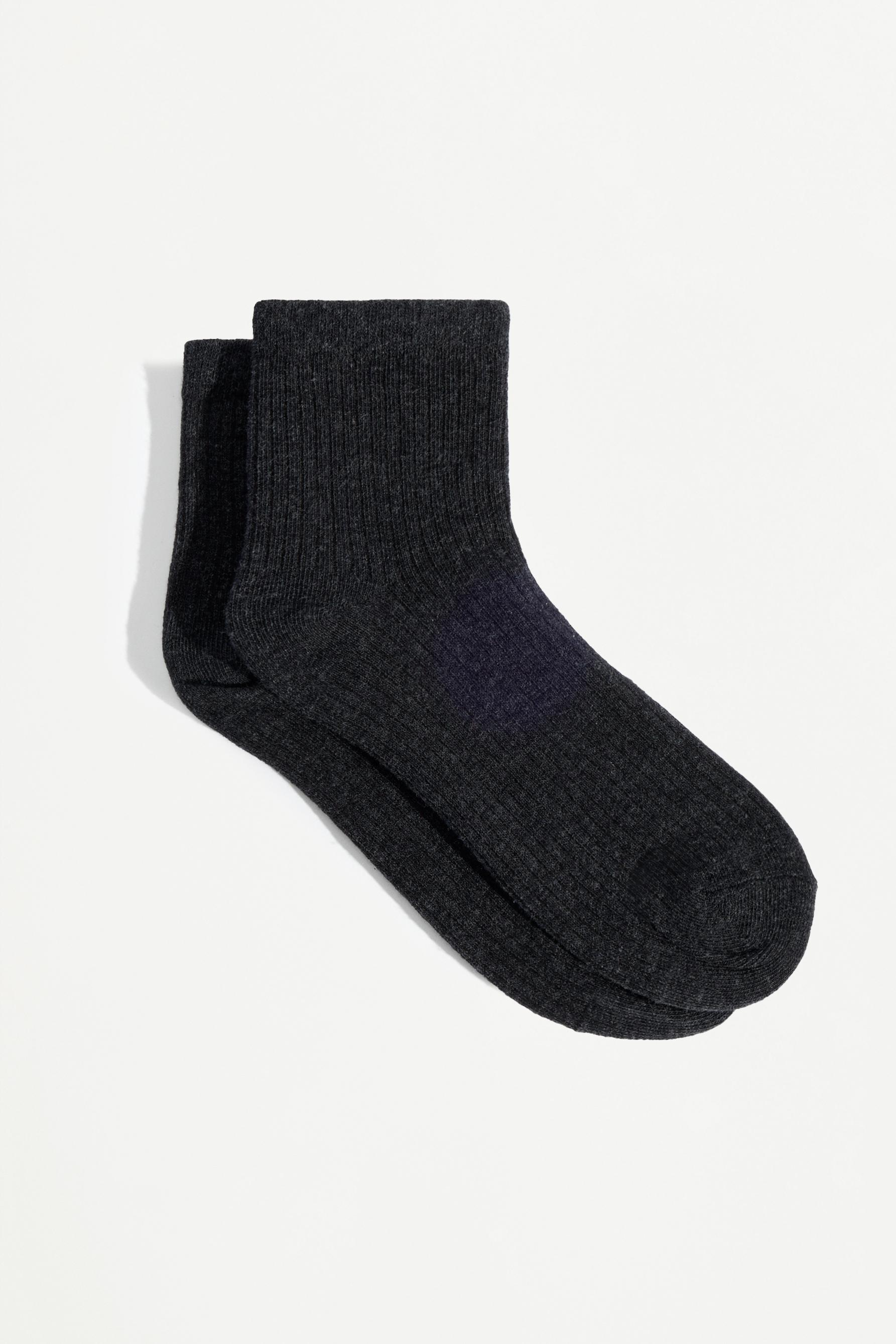 Short Socks (7-Pack) — GREY