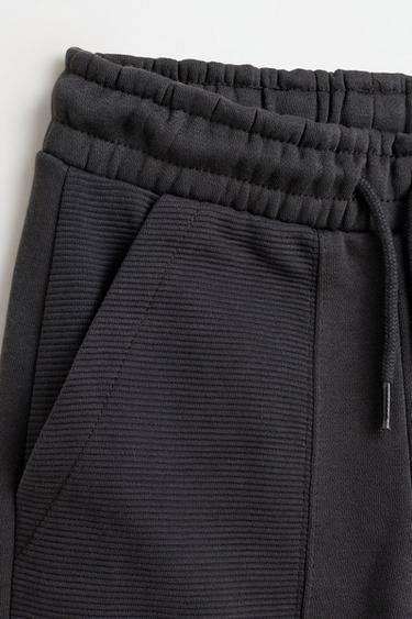 Ottoman plush joggers — DARK ANTHRACITE GREY 3