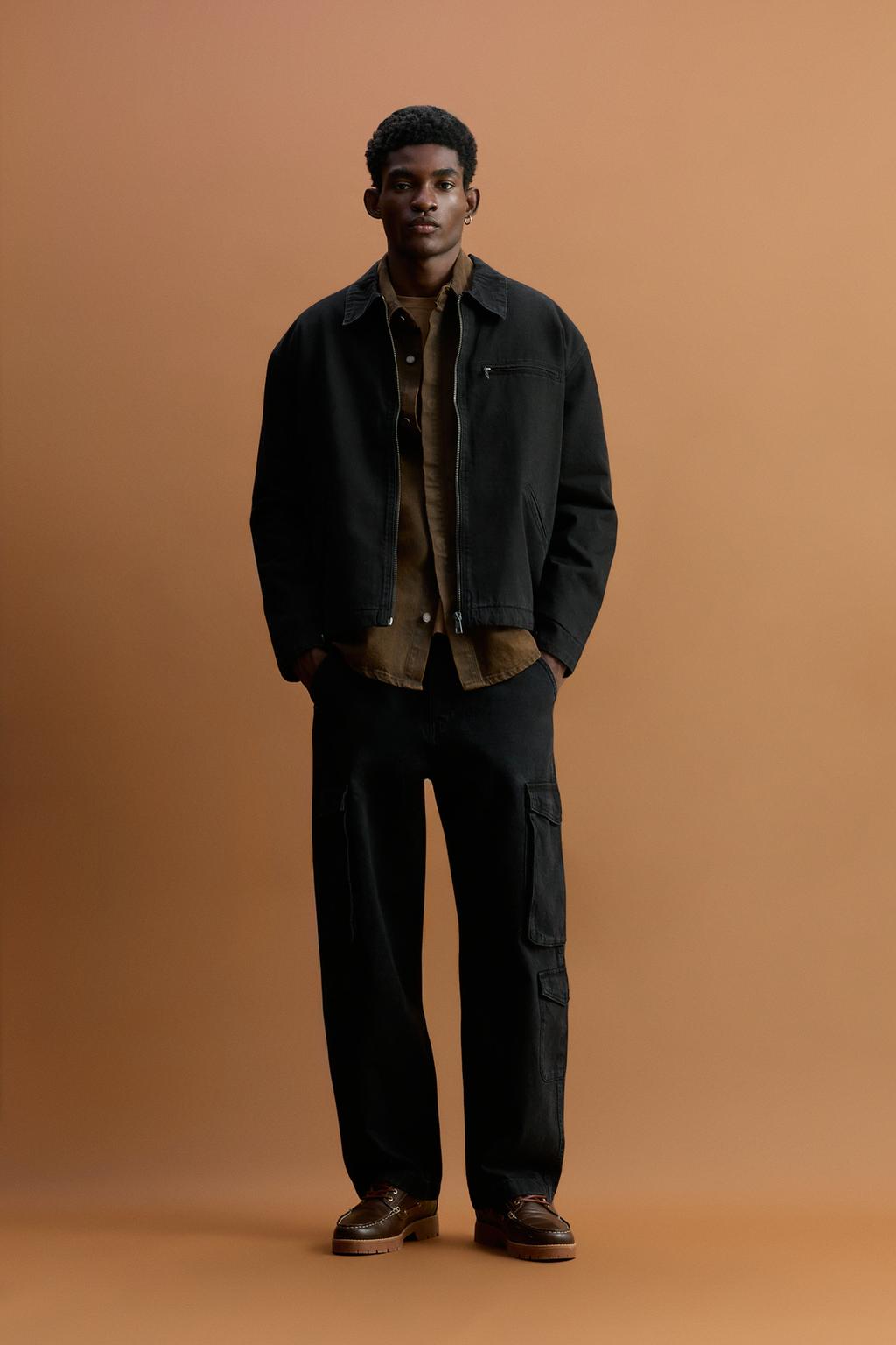 Jeans baggy militar anitzekoak