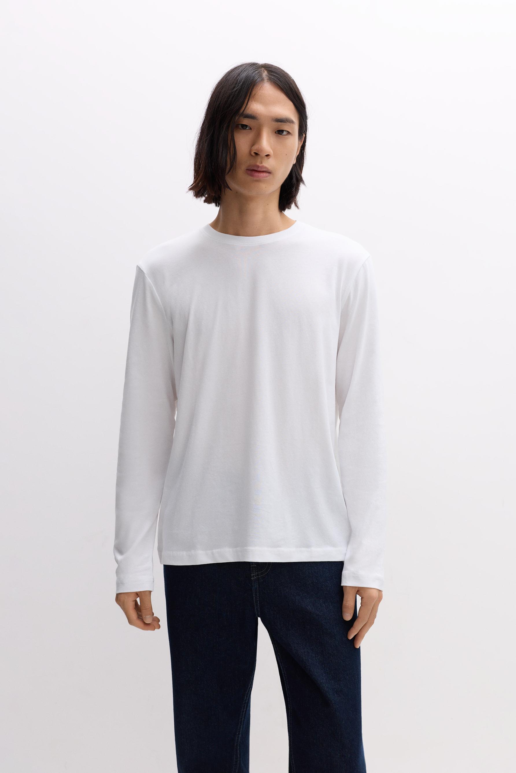 Camiseta básica manga larga