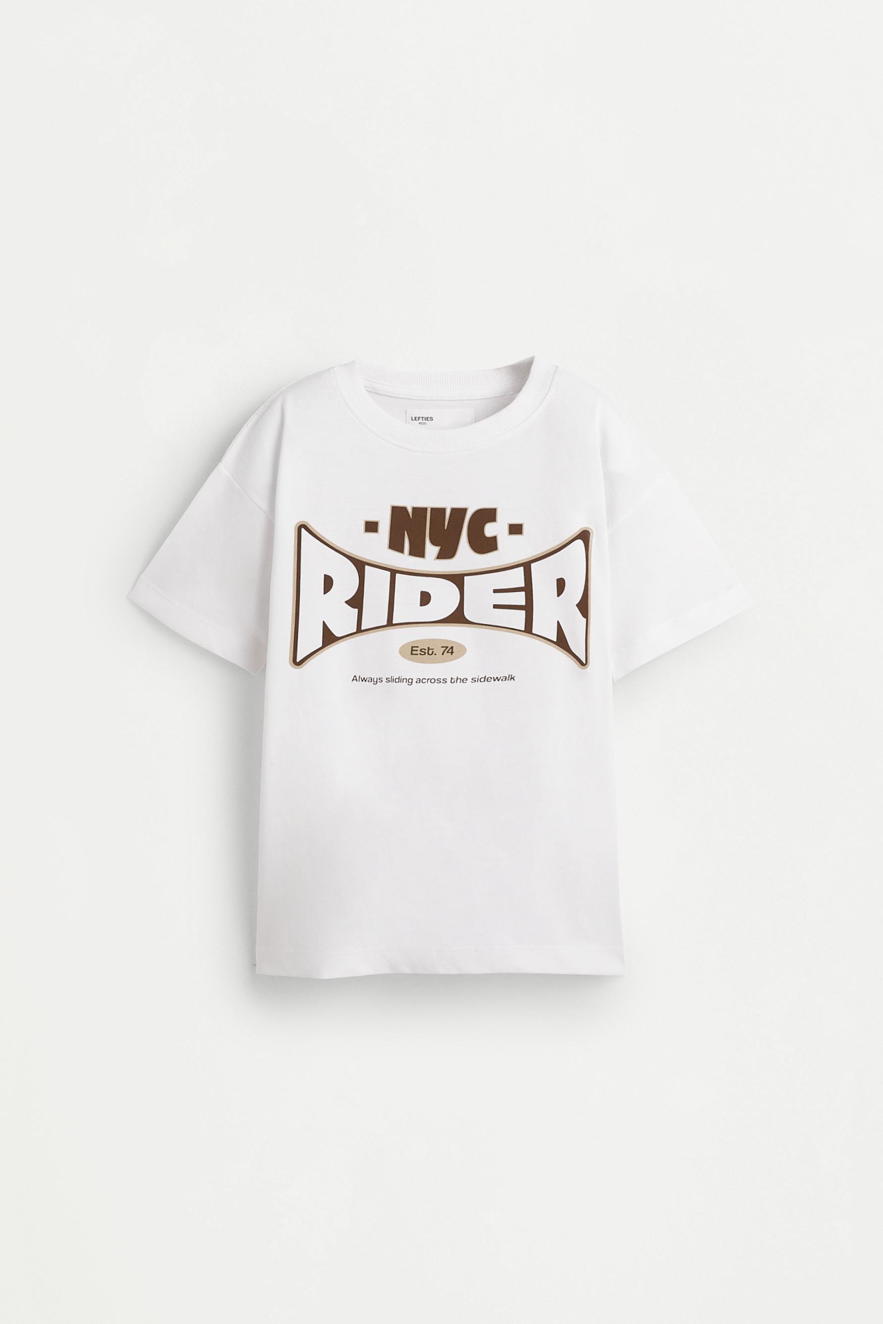 Printed T-shirt — WHITE