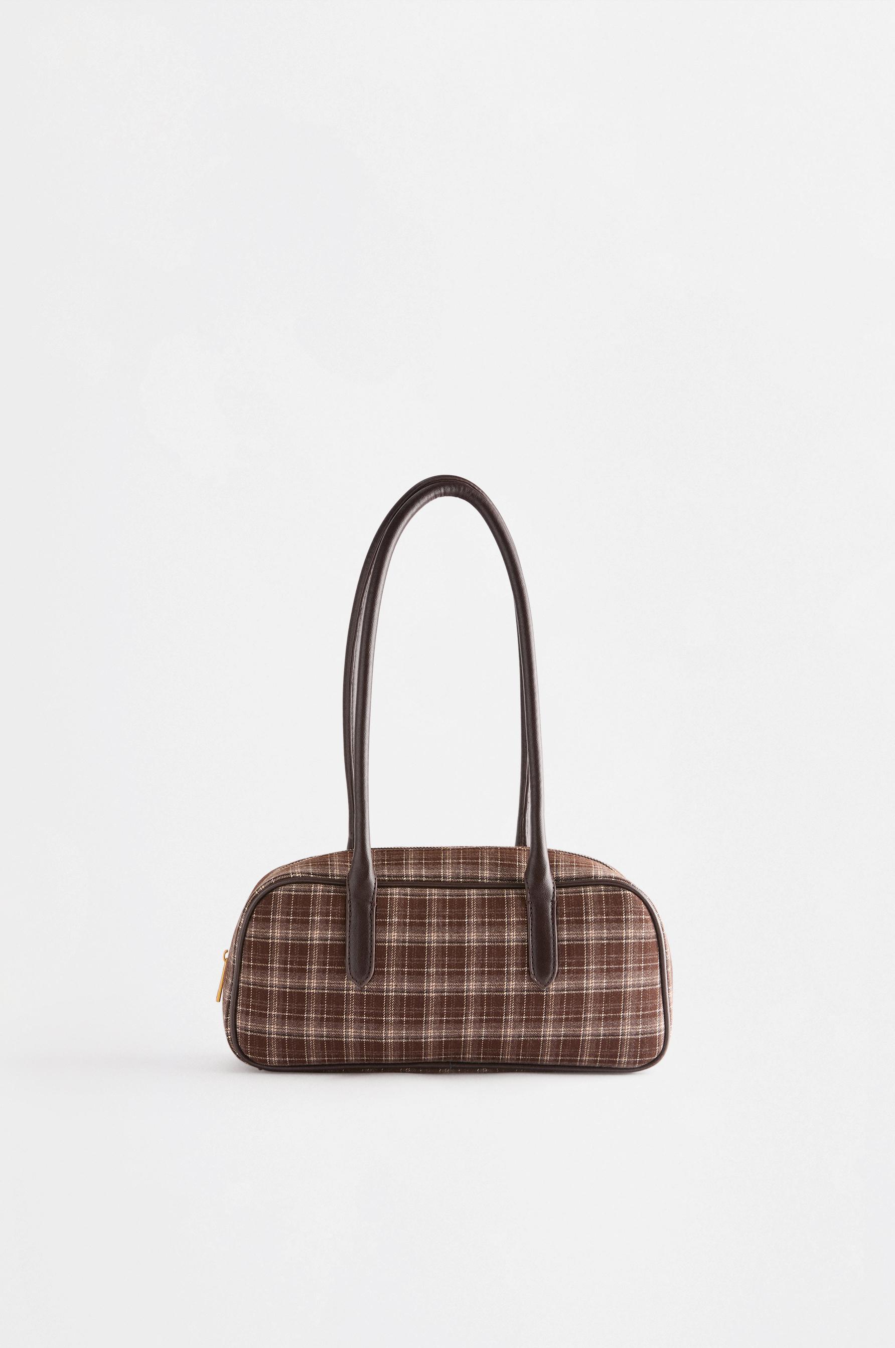 Bolso de hombro tartán