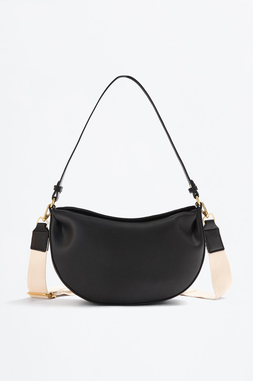 Bolso bandolera frunces doble asa De Hombro BOLSOS Mujer