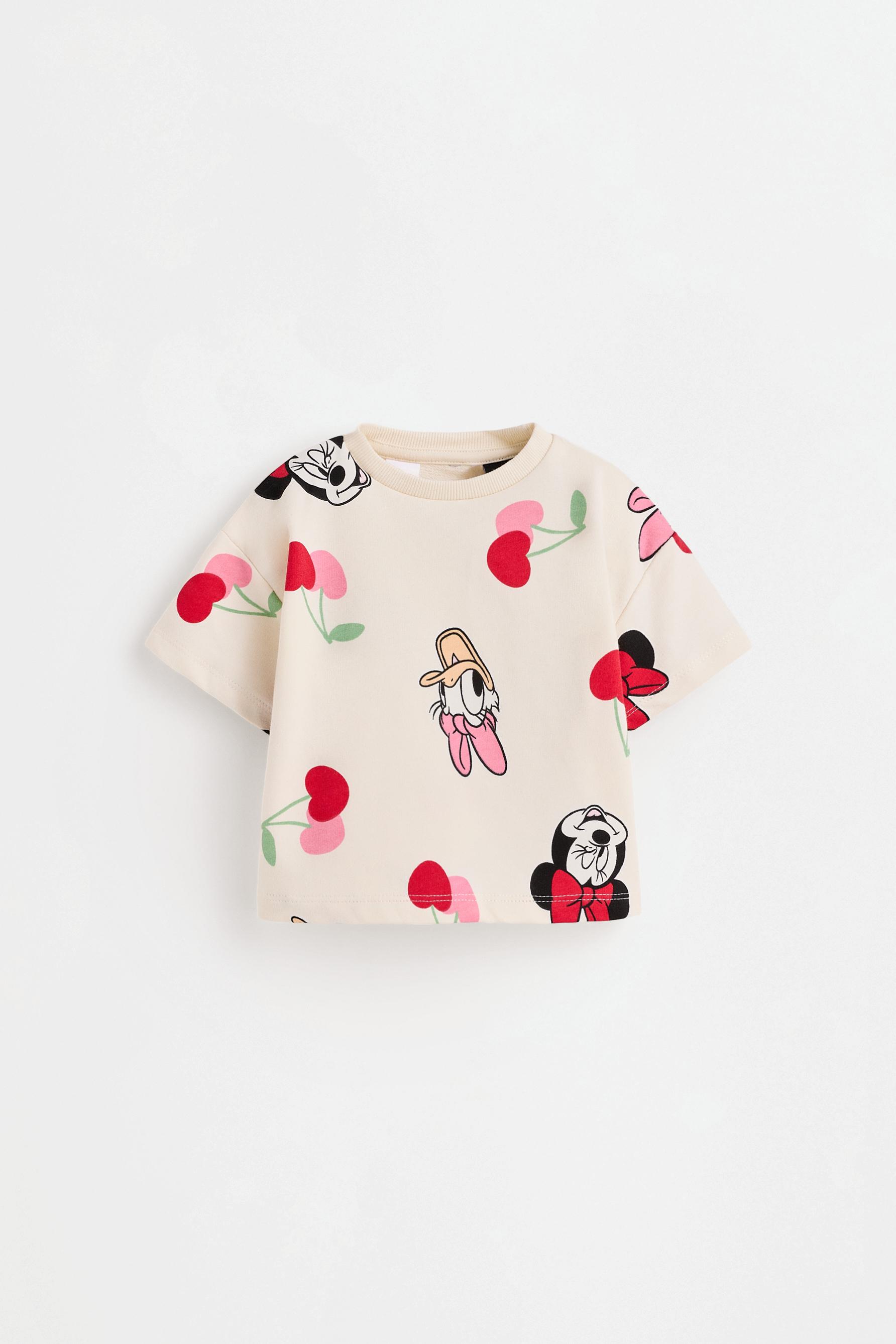Minnie Mouse ©Disney T-shirt and jogger set — ECRU