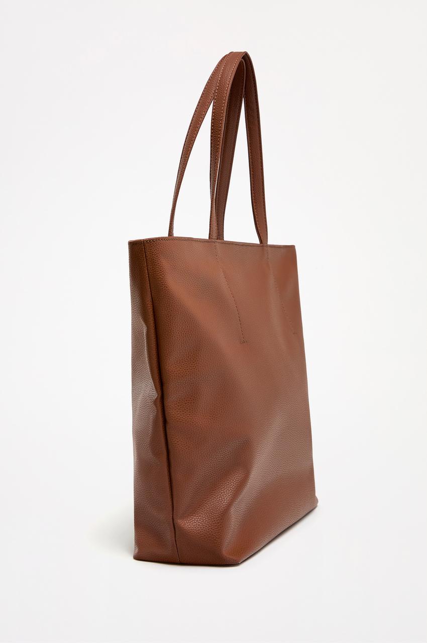 Bolso Rebajas Zara Mujer Canarias Bolso Shopper Textura Lefties