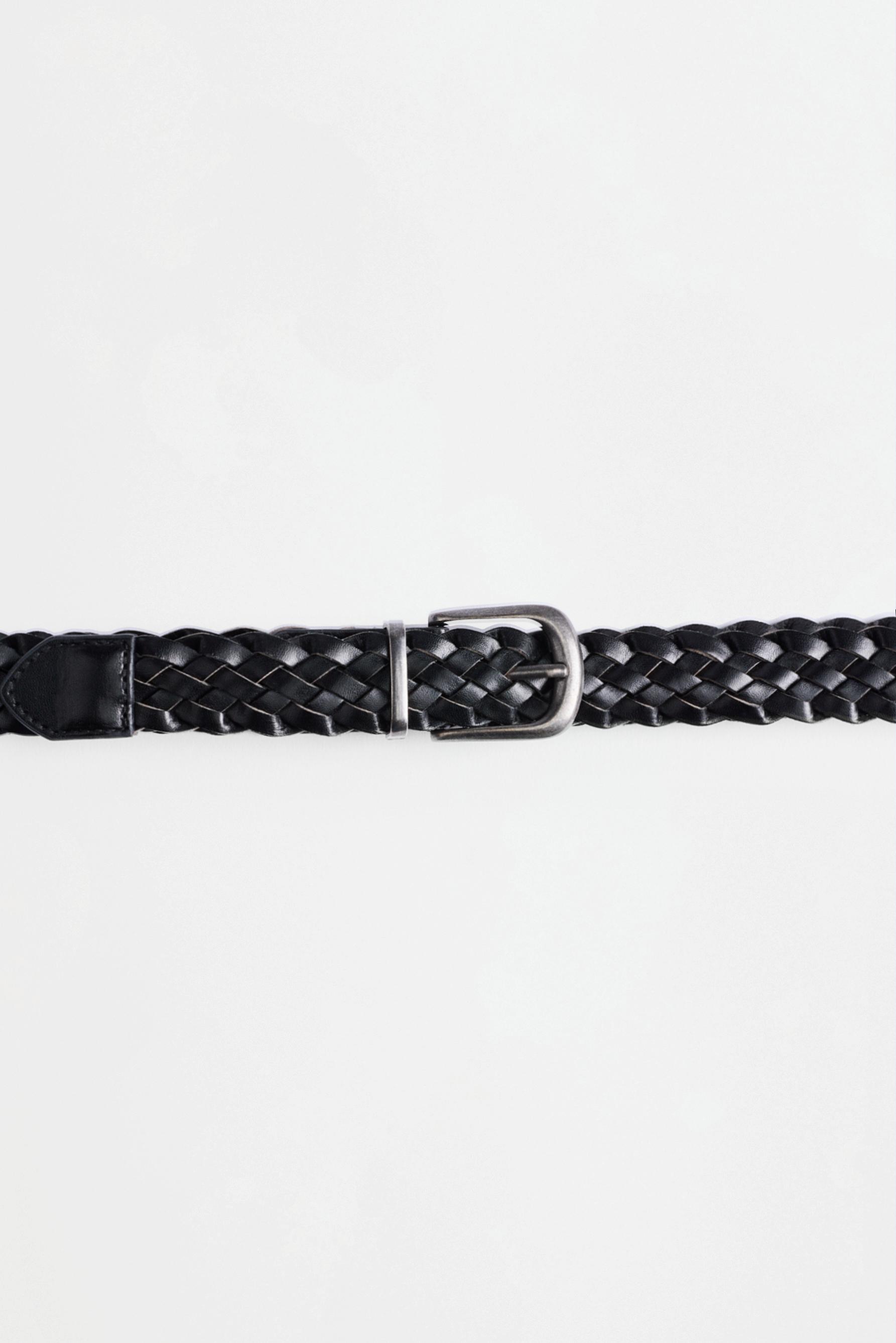 Braided belt — BLACK