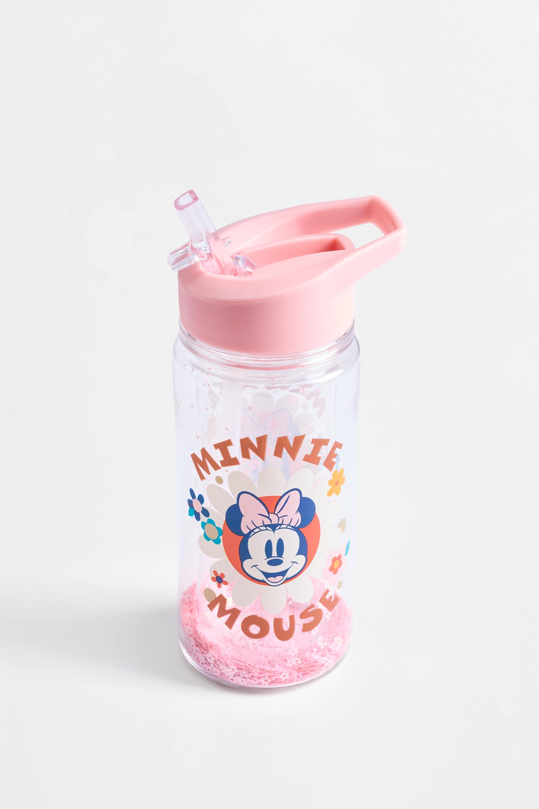 Botella Minnie Mouse ©Disney 250ml con purpurina