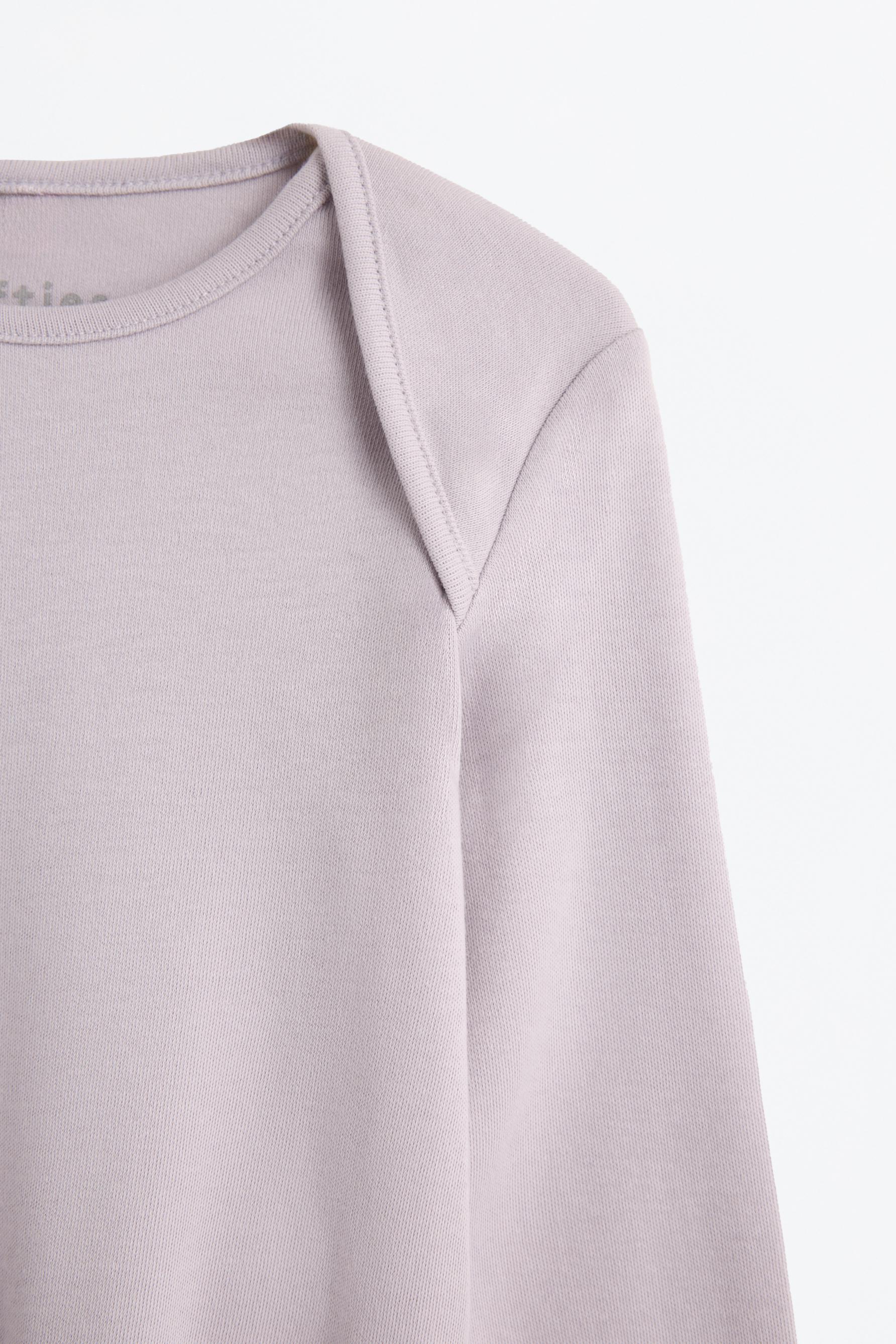 Pack of 6 plain bodysuits — VIOLET