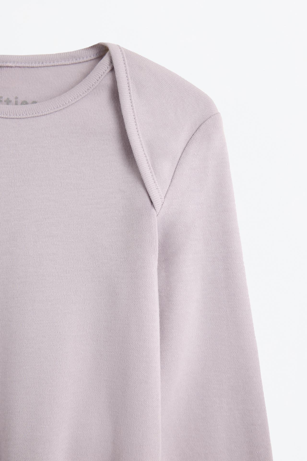 Pack of 6 plain bodysuits — VIOLET