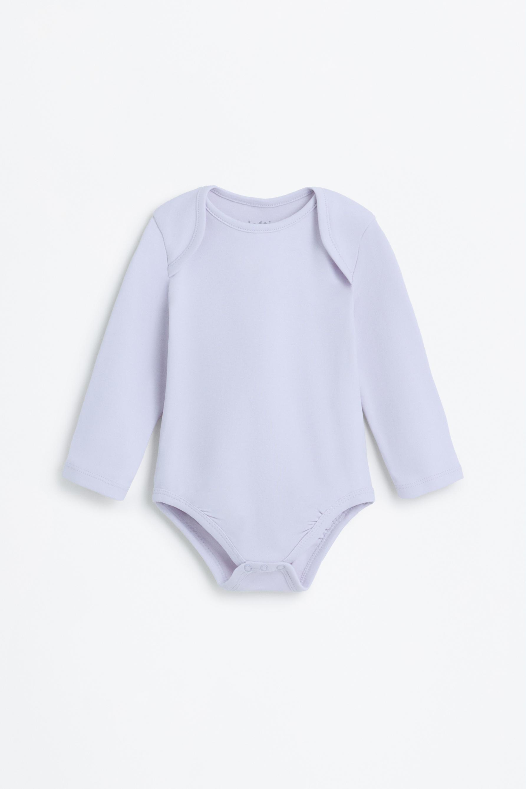 Pack of 6 plain bodysuits — WATER GREEN
