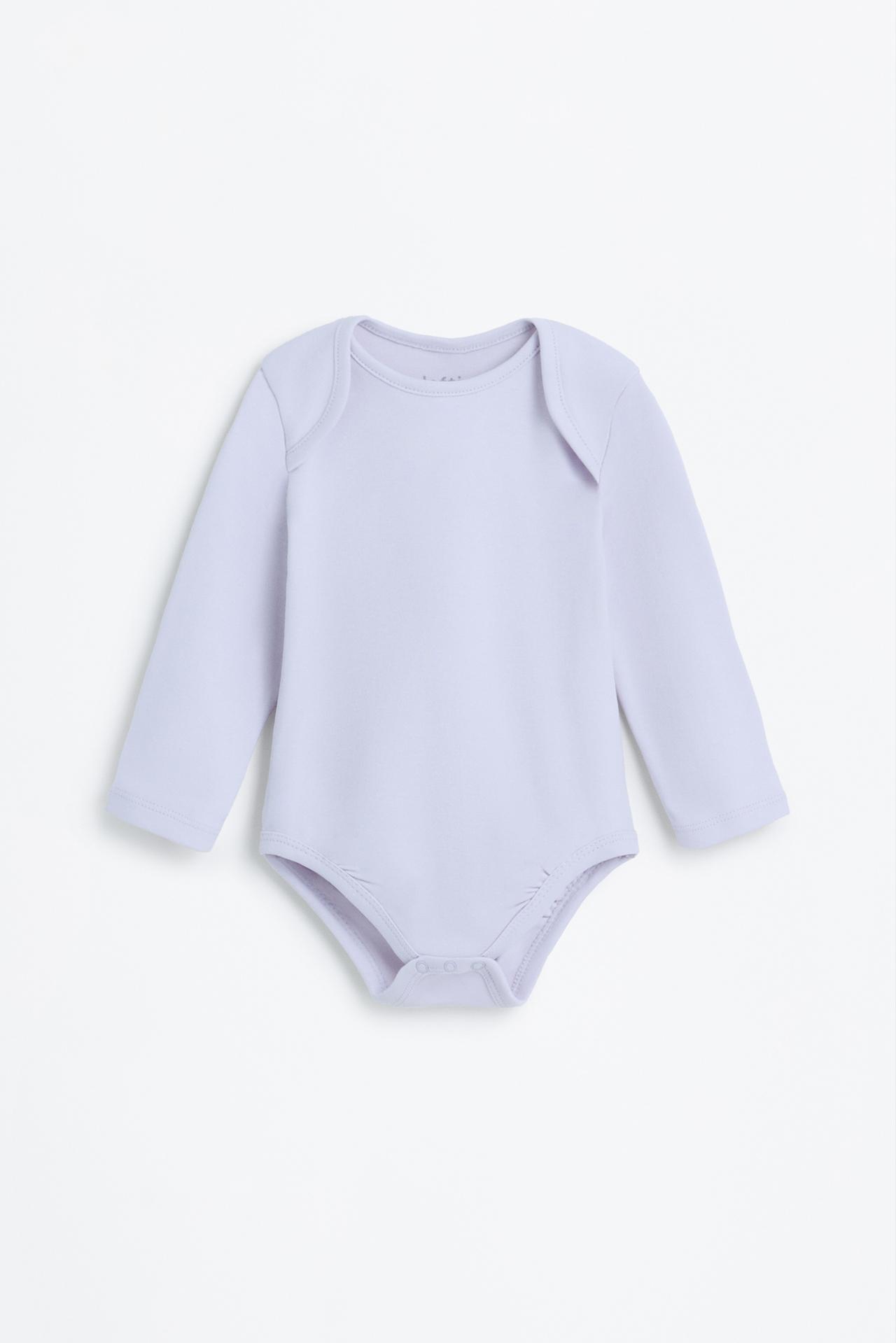 Pack of 6 plain bodysuits — WATER GREEN