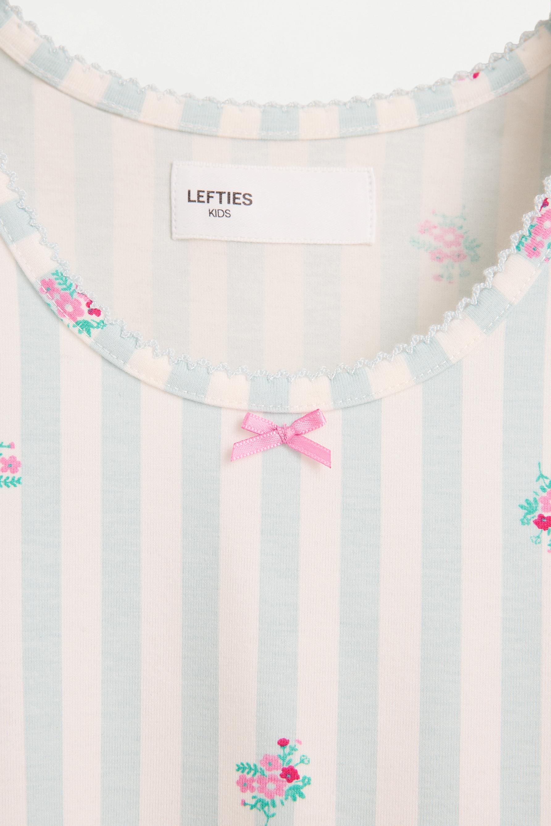 Printed short pyjamas — PALE BLUE