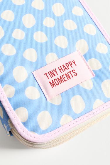 Three-compartment cherry pencil case — PASTEL PINK 2