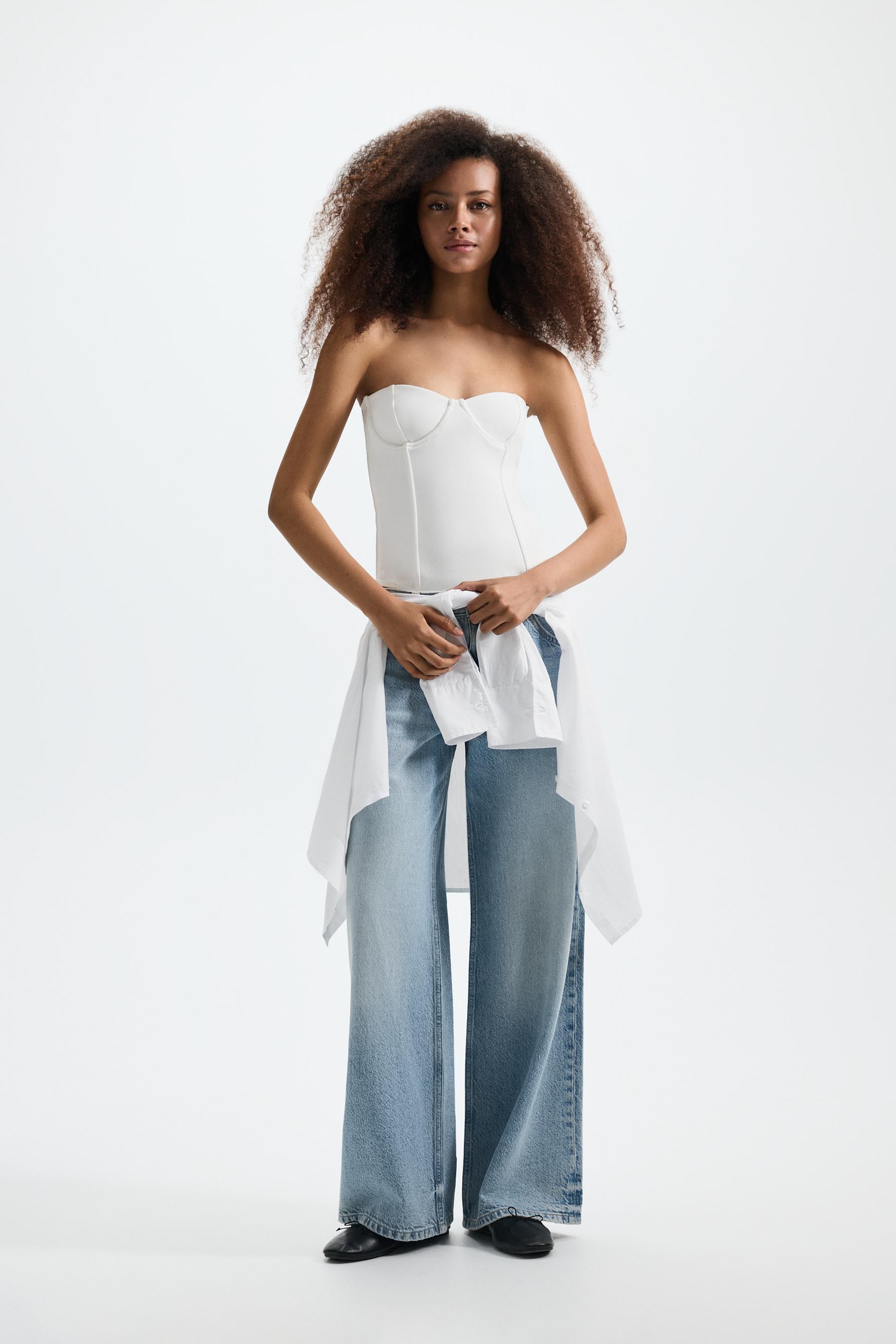 Bustier top — OFF WHITE
