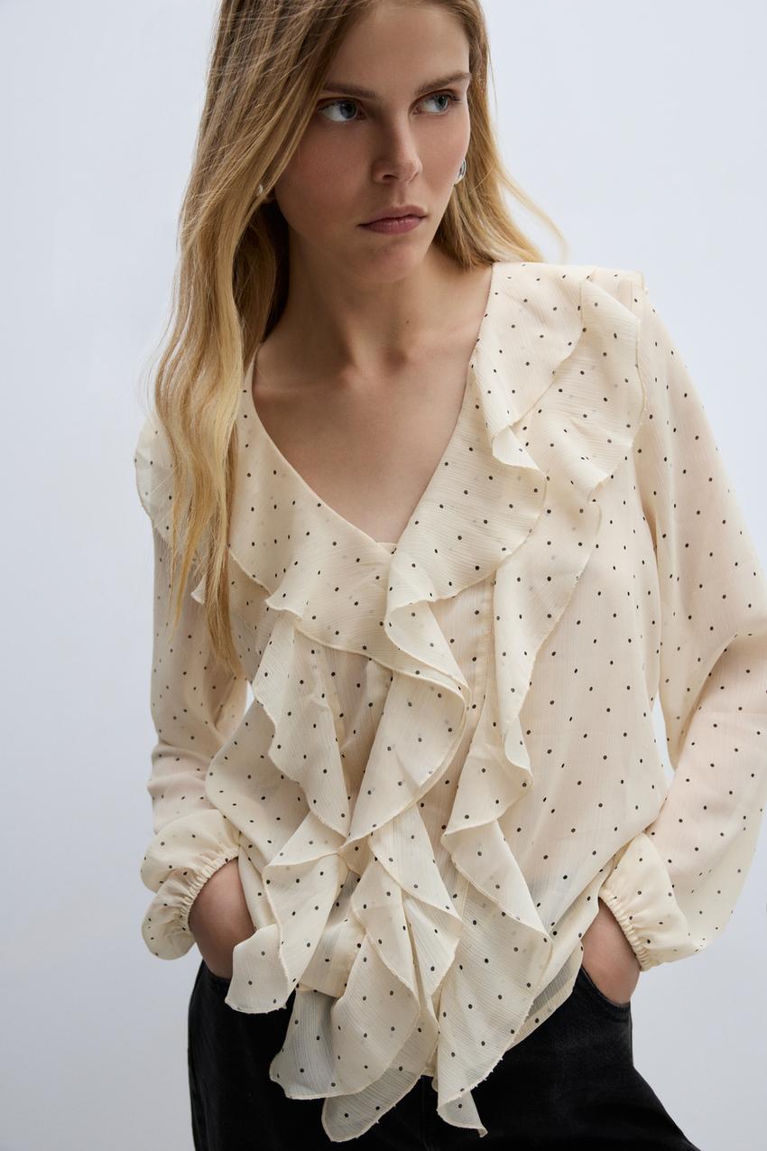 Camisa volantes Moldeadoras Ropa Interior ROPA Mujer