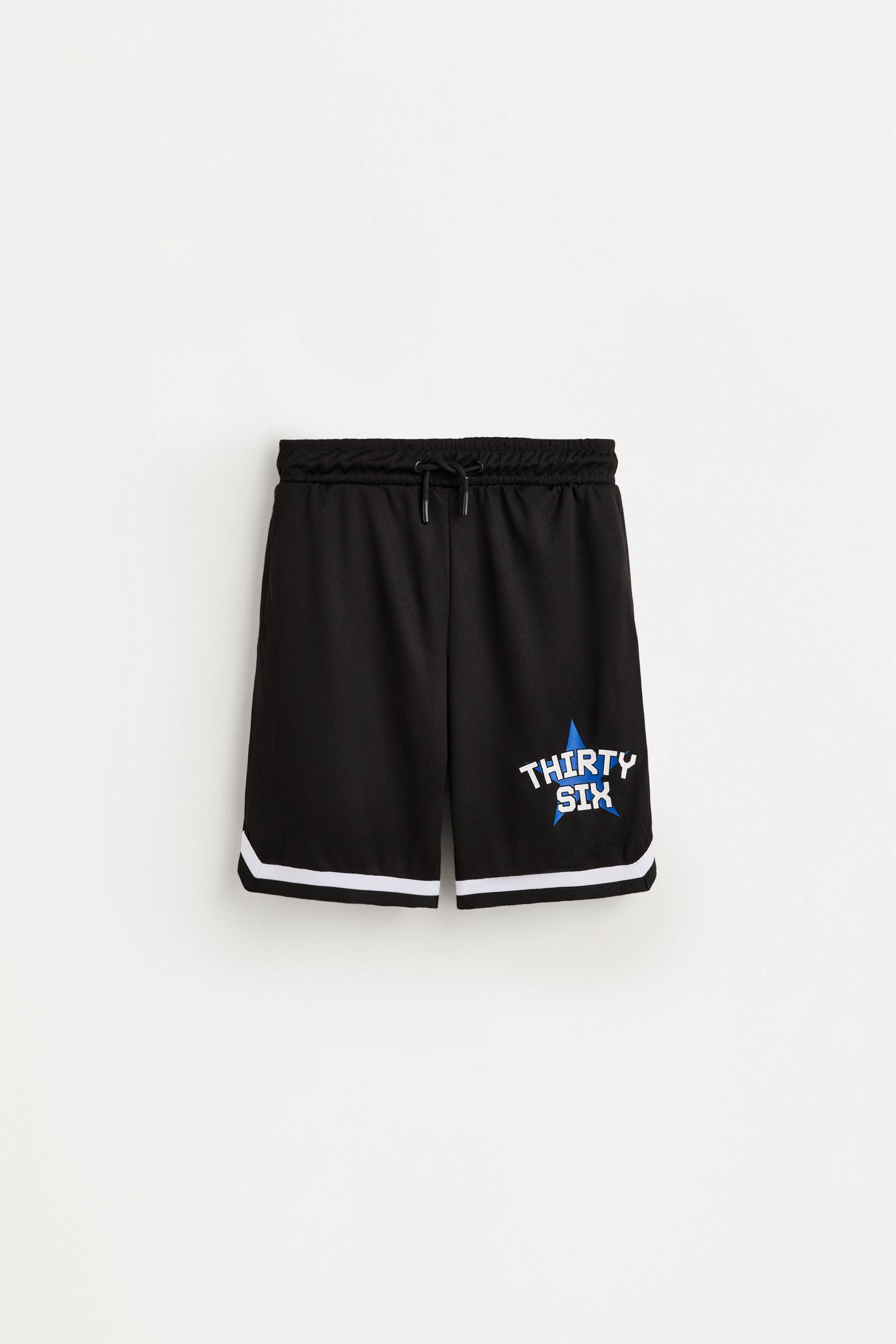 Basketball tank top and shorts set — BLACK