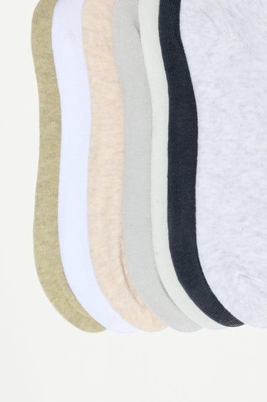 Ankle socks (Pack 7) — PALE GREEN 3