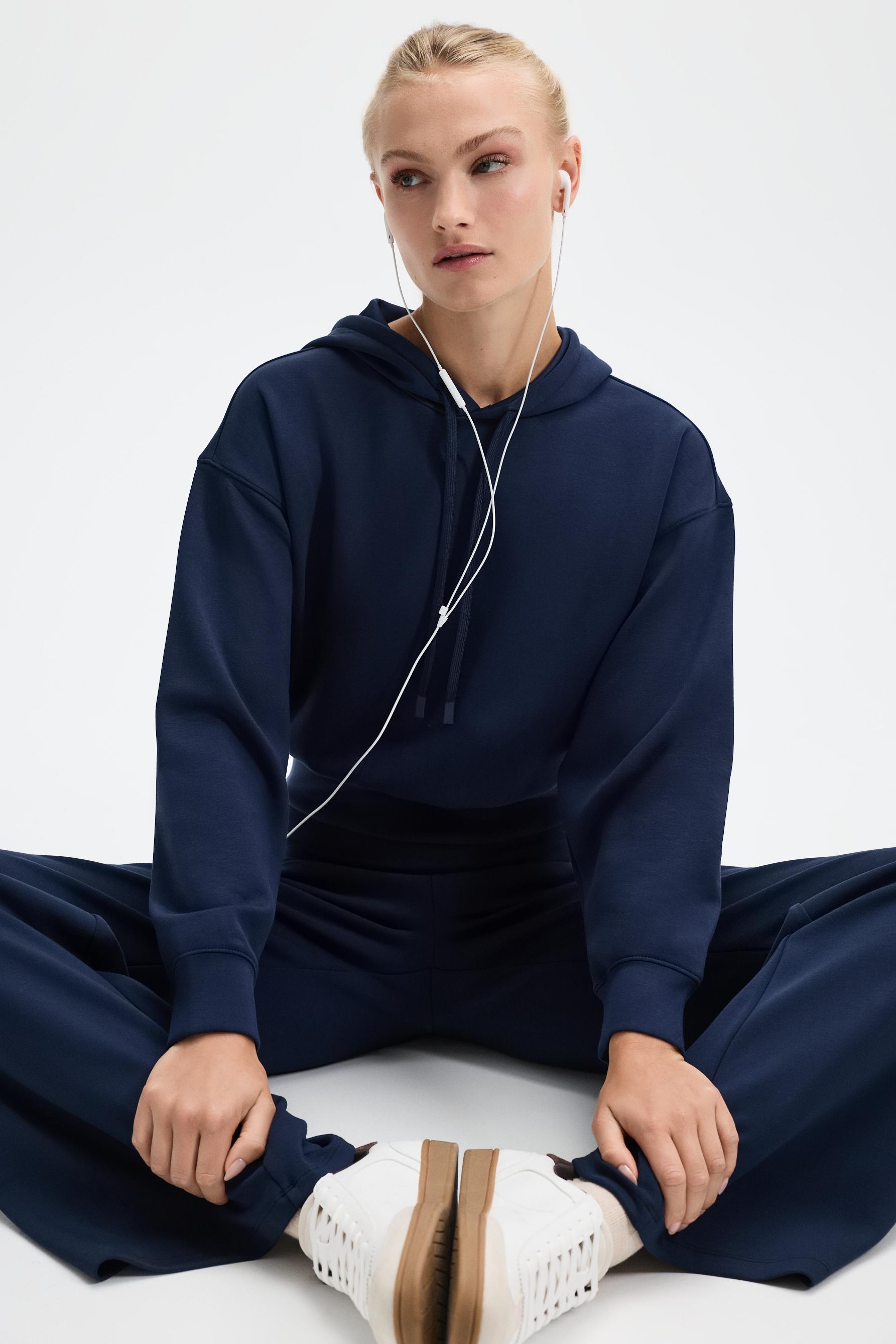 Fluid hoodie — DARK BLUE