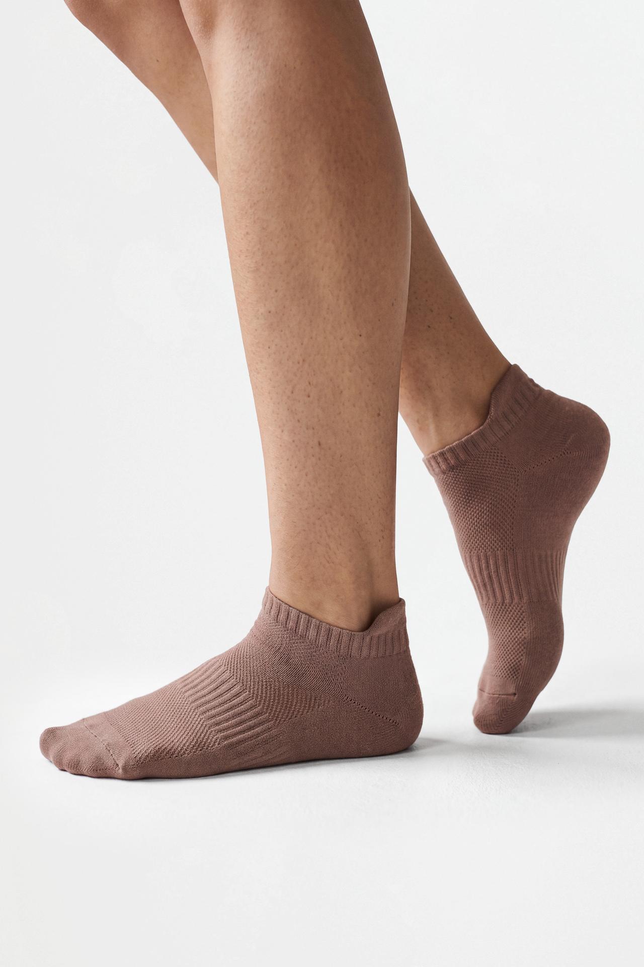 Sports ankle socks (5-pack) — LEOPARD PRINT