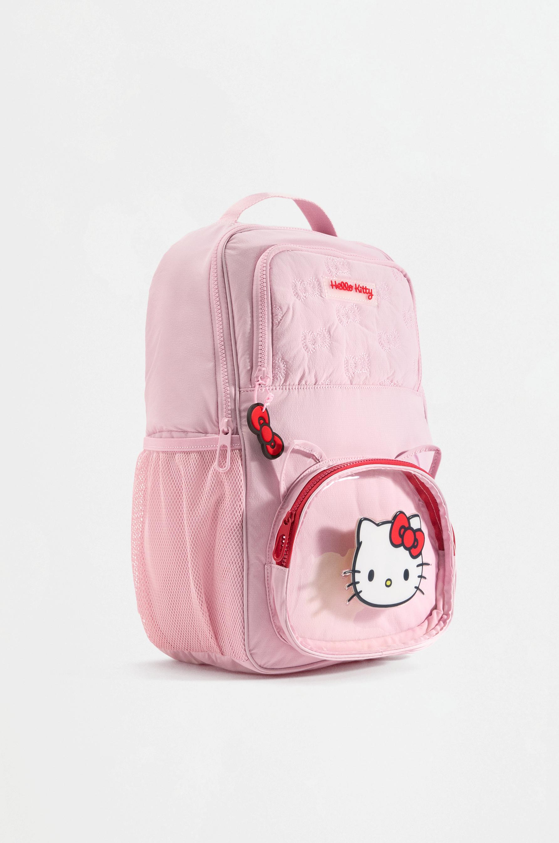 SANRIO vinyl detail backpack — PINK