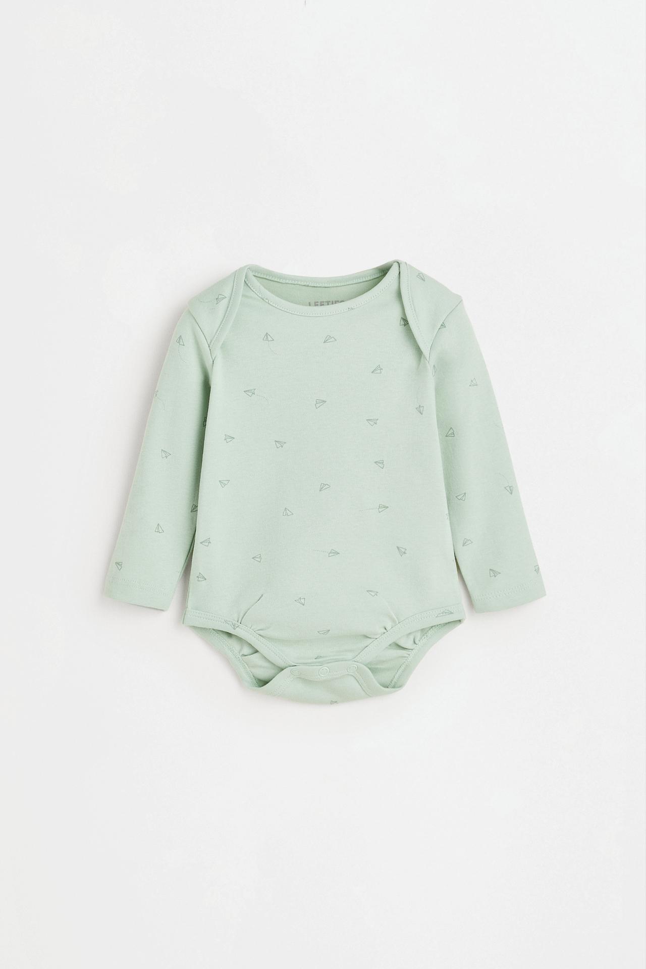 Pack of 2 combined bodysuits — WATER GREEN