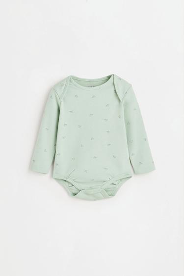 Pack of 2 combined bodysuits — WATER GREEN 2