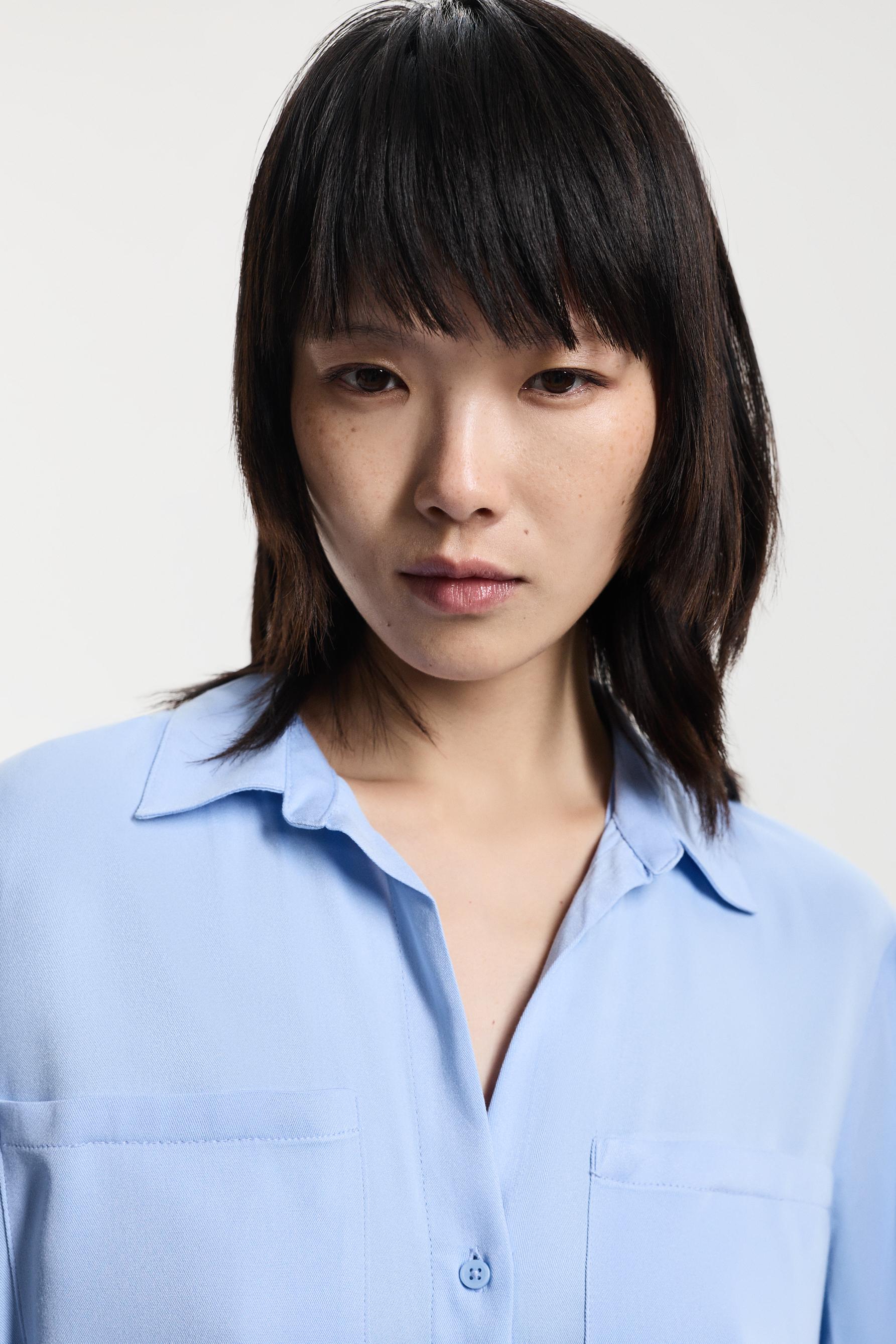 Flowy pocket shirt — MARL
