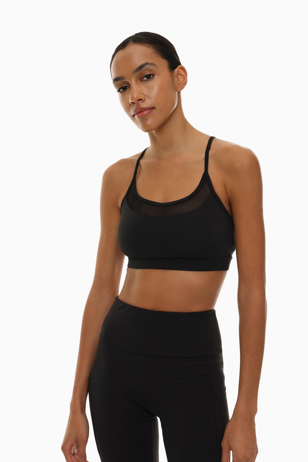 Sports top with thin straps