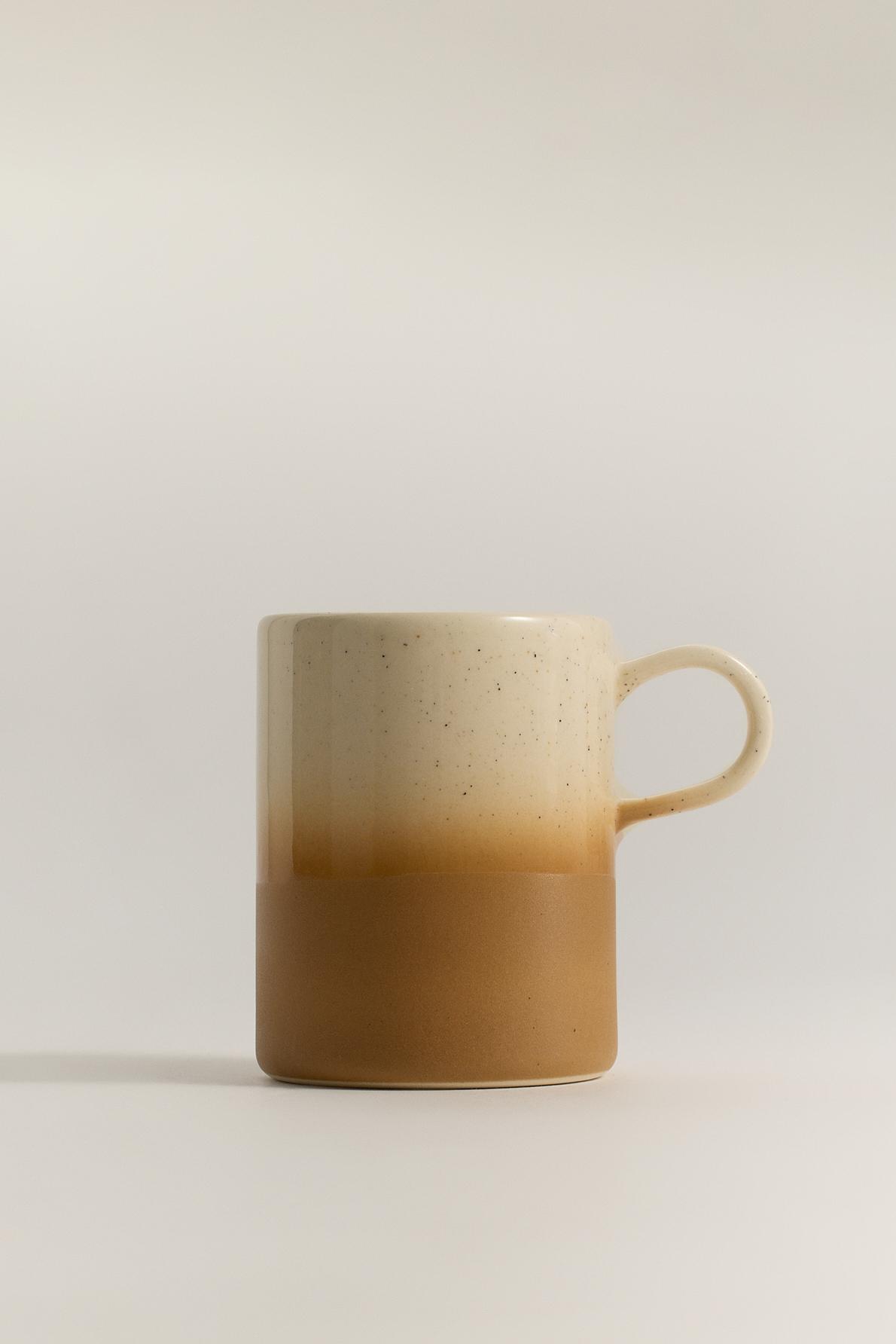 Taza grande gres degradado