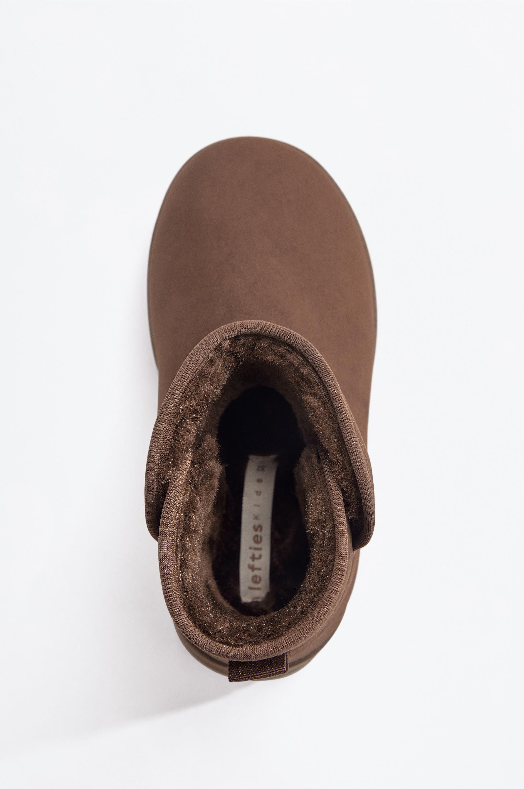 Lined ankle boot — BROWN