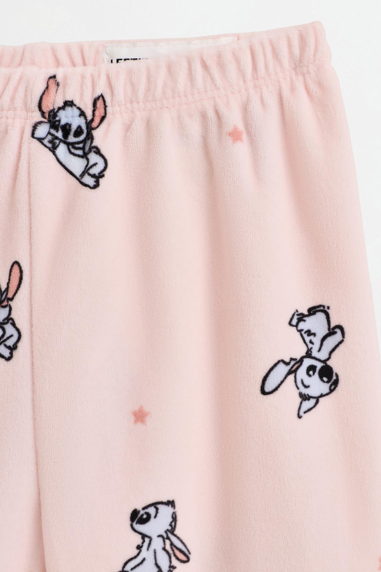Stitch ©Disney velvety pajamas — PINK