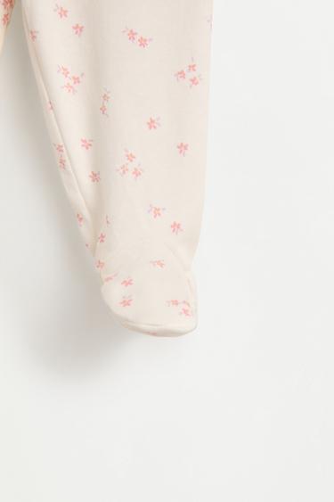 Interlock bodysuit, footed leggings and beanie set — PINK 8