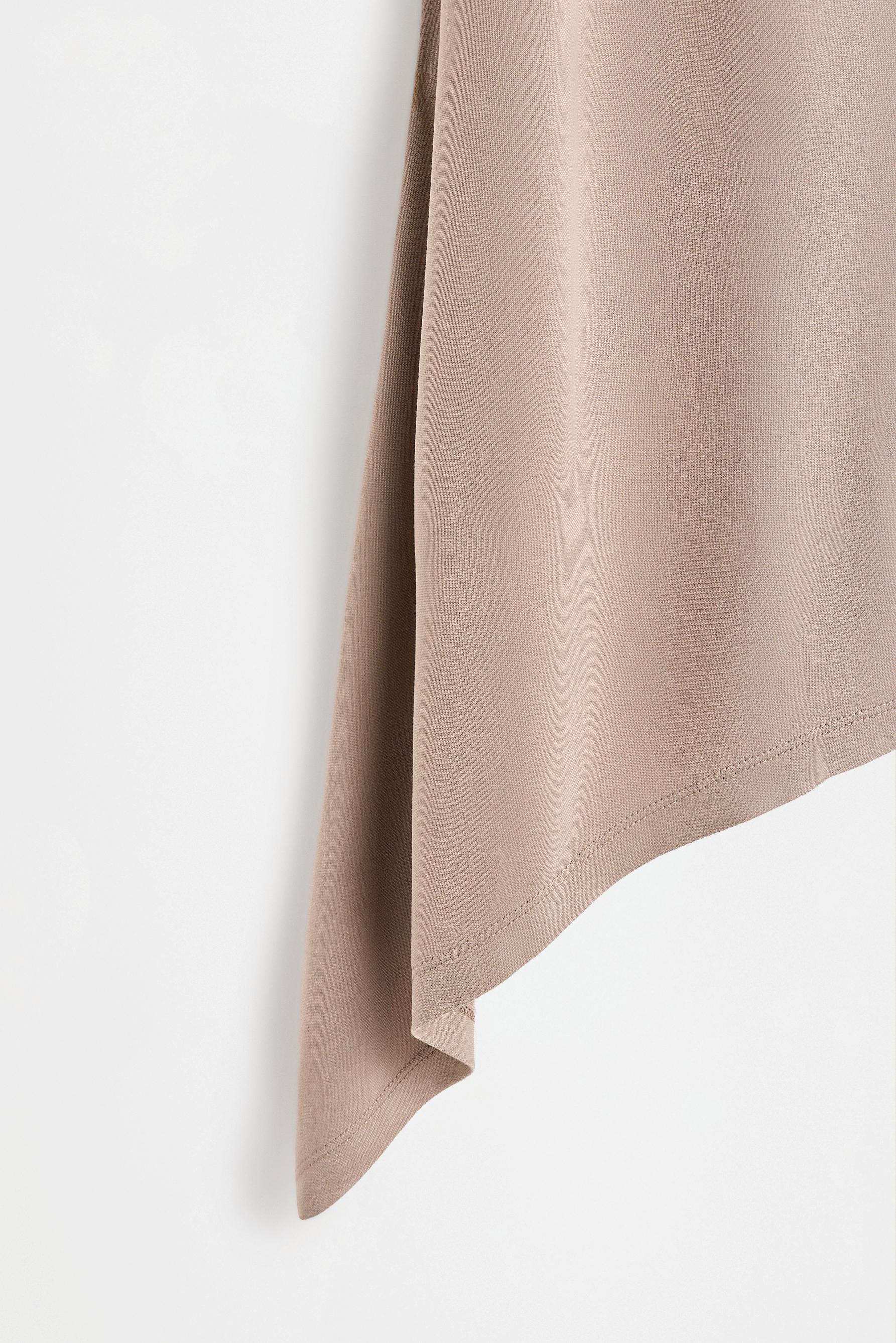 Asymmetrical dress — MEDIUM BEIGE