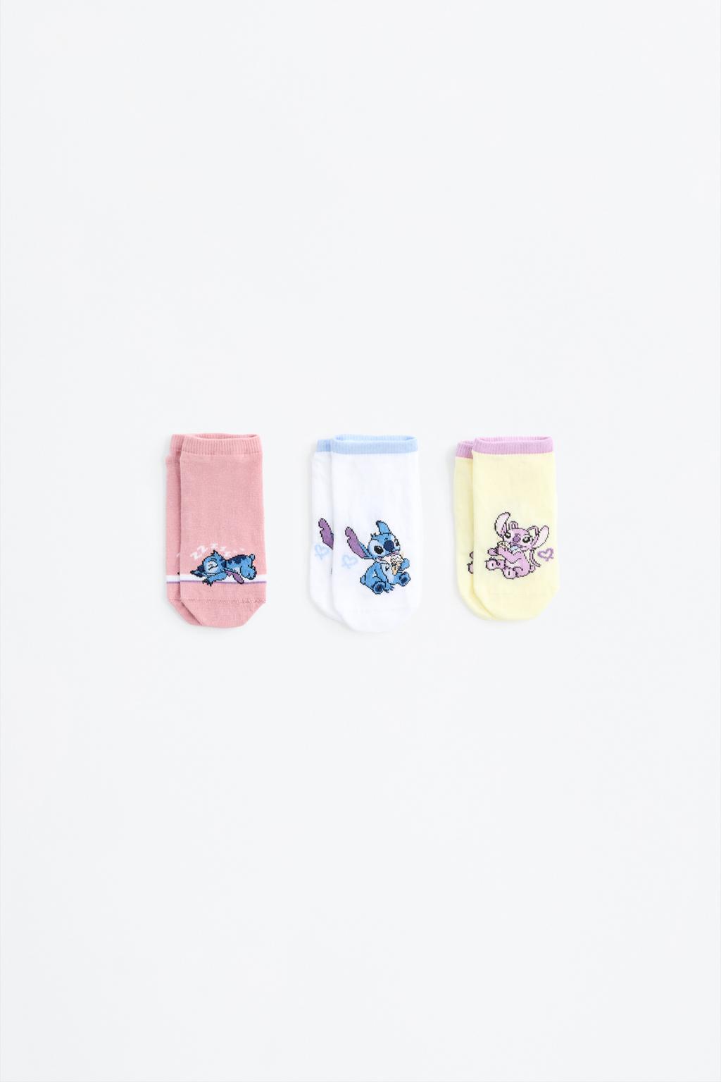 Pack 3 mitjons Stitch & Àngel ©Disney tropical
