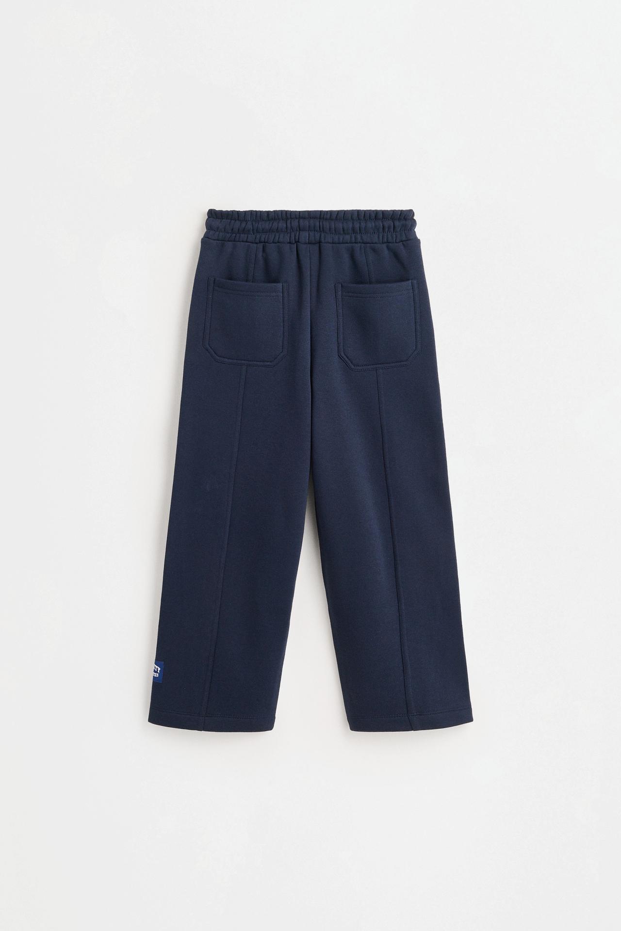 Patch tracksuit trousers — NAVY