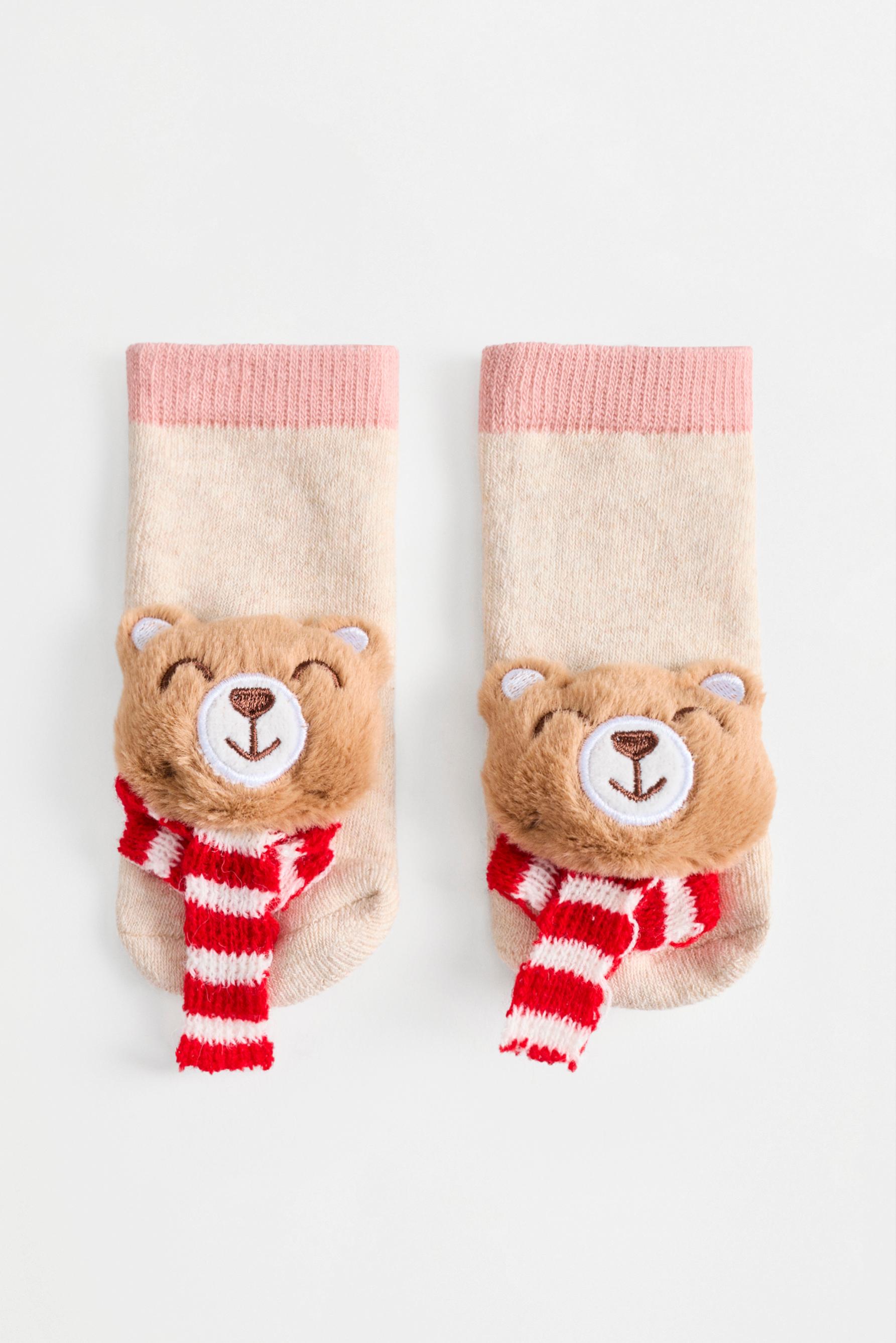 Bebés | Calcetines osito 3D