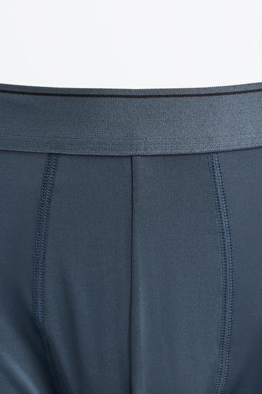 Microfibre boxers (Pack 3) — BROWN 9