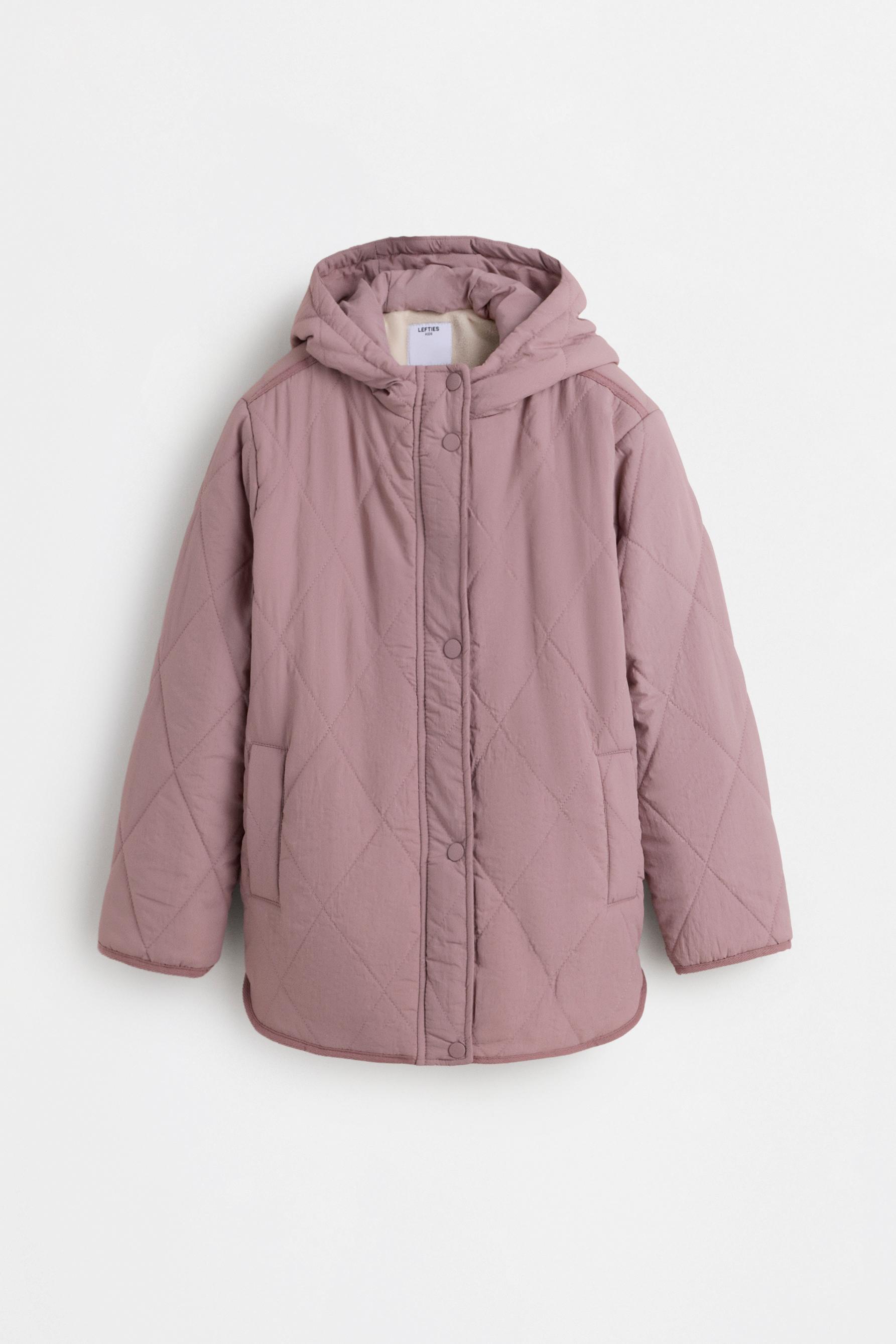 Lightweight quilted coat — ROSE PINK