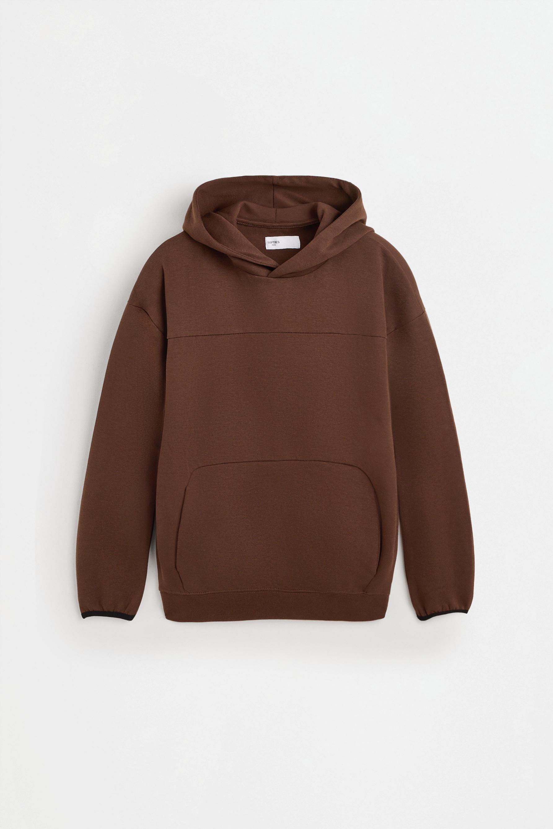 Sudadera interlock con capucha
