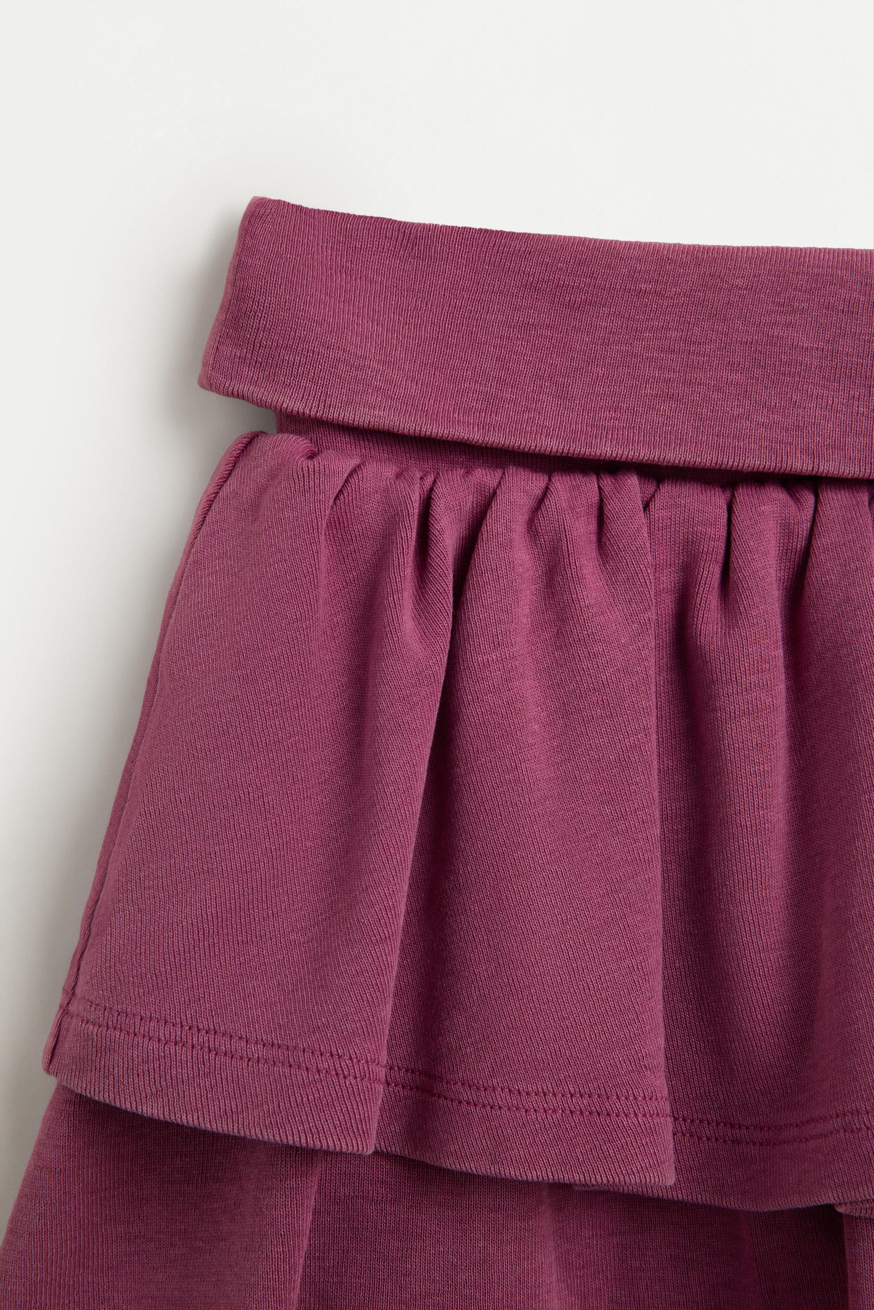 Ruffled skort — PURPLE
