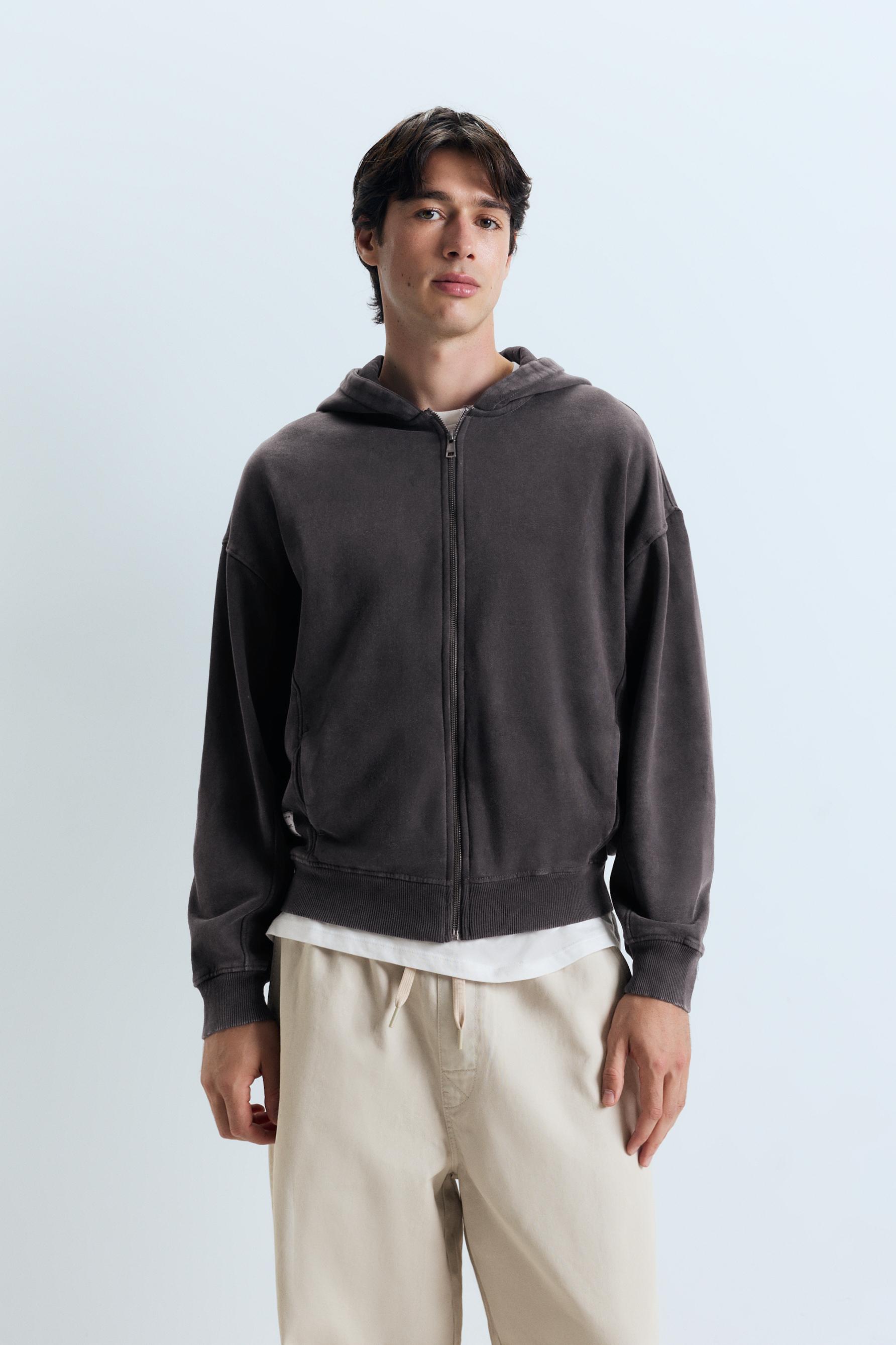 Chaqueta chándal garment dye